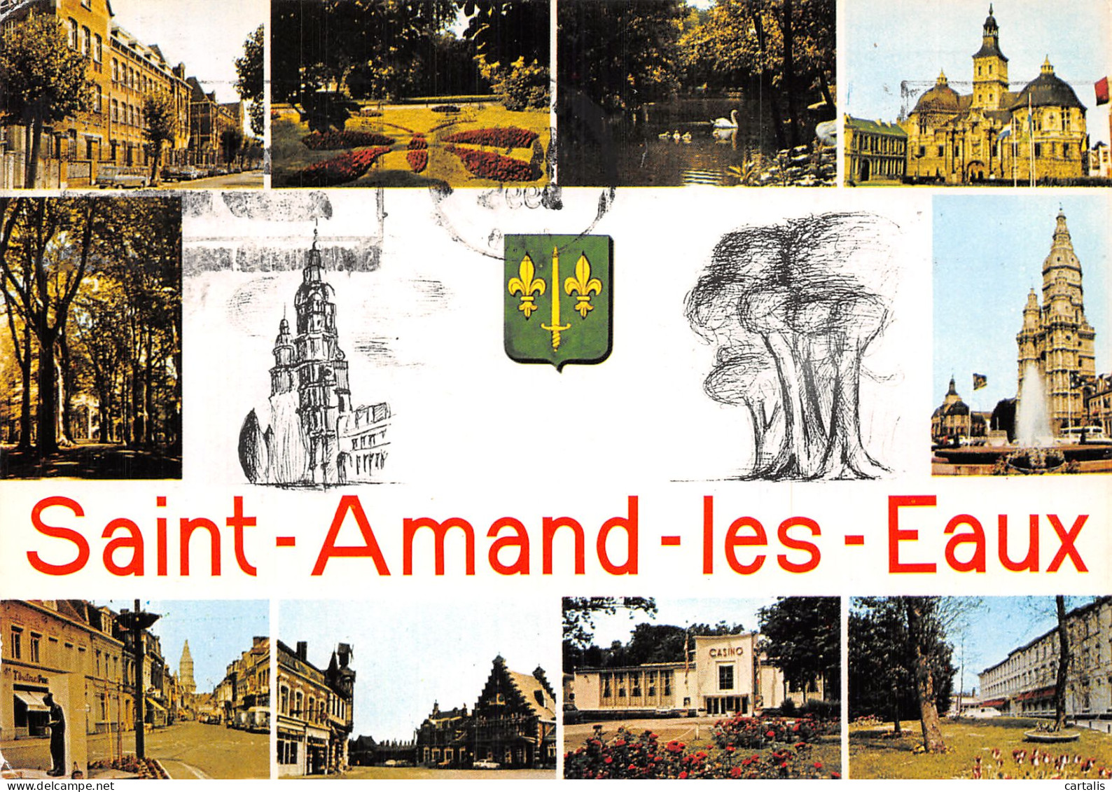 59-SAINT AMAND LES EAUX-N° 4415-D/0181 - Saint Amand Les Eaux