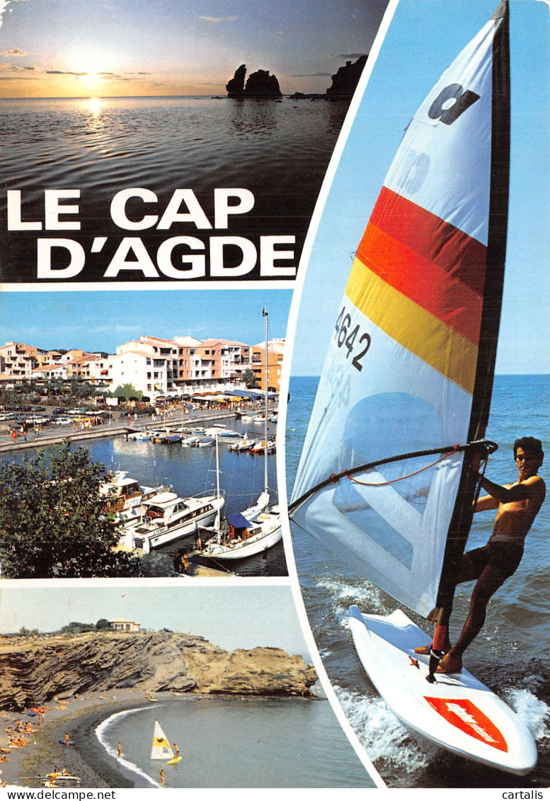 34-CAP D AGDE-N° 4415-D/0109 - Autres & Non Classés