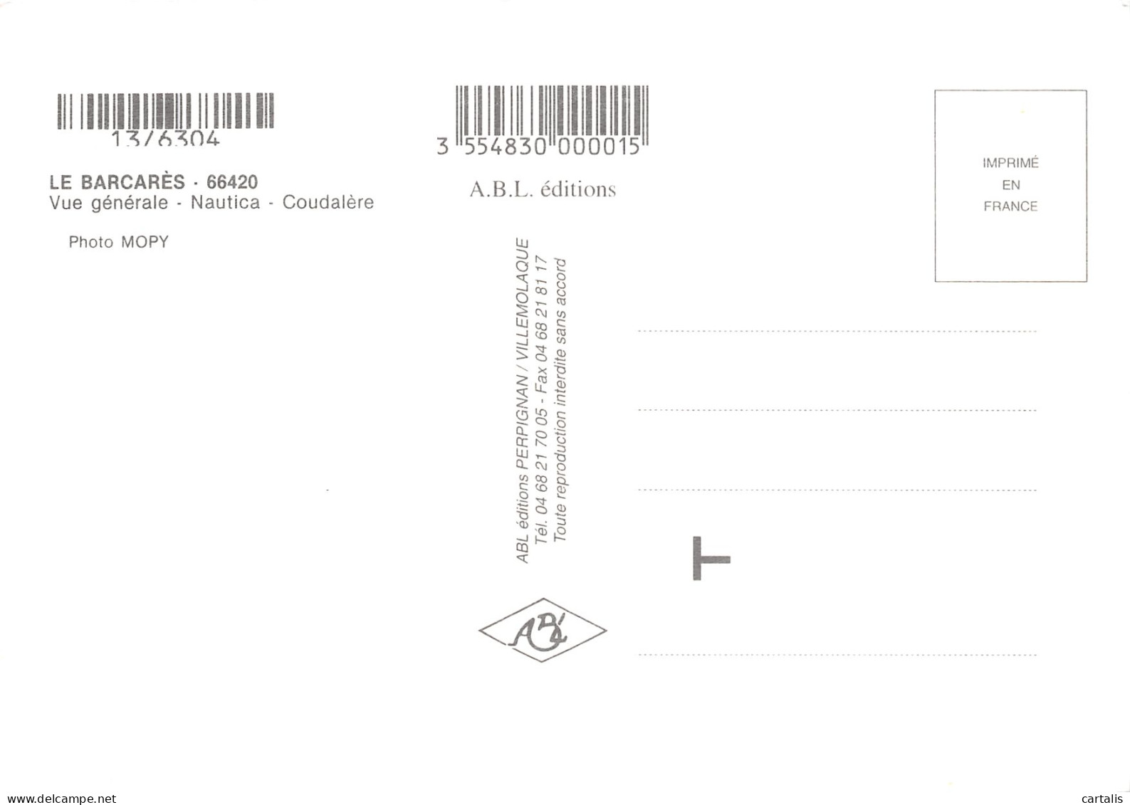 66-LE BARCARES-N° 4416-C/0043 - Other & Unclassified