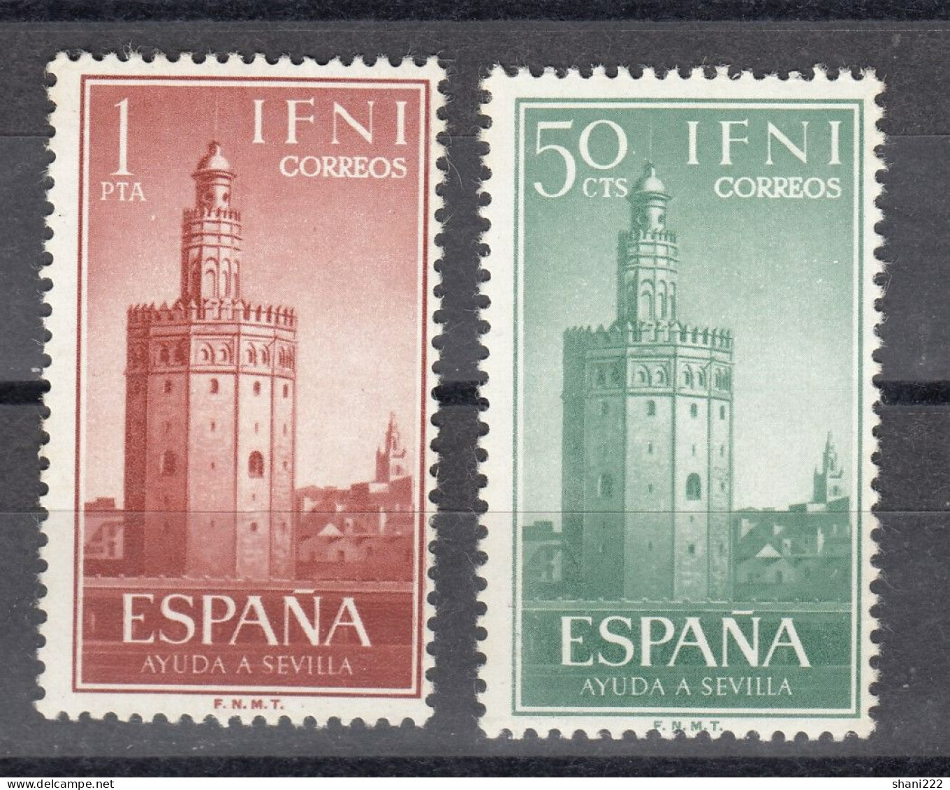 Ifni - 1962 - Ayuda A Sevilla - MNH Set (e-833) - Ifni