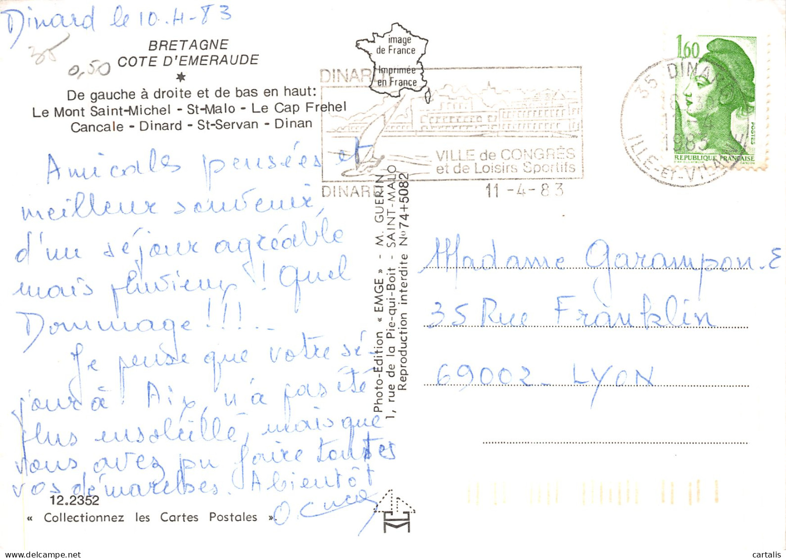 50-COTE D EMERAUDE-N° 4416-C/0015 - Autres & Non Classés