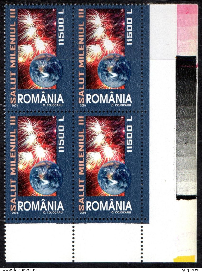 ROMANIA 2001 - 4v - MNH - Advent Of The 3rd Millennium - Tercer Milenio - 3e Millénaire - 3. Jahrtausend - 3° Millennio - Otros & Sin Clasificación