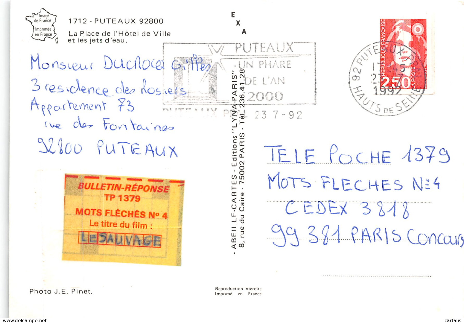 92-PUTEAUX-N° 4416-B/0079 - Puteaux