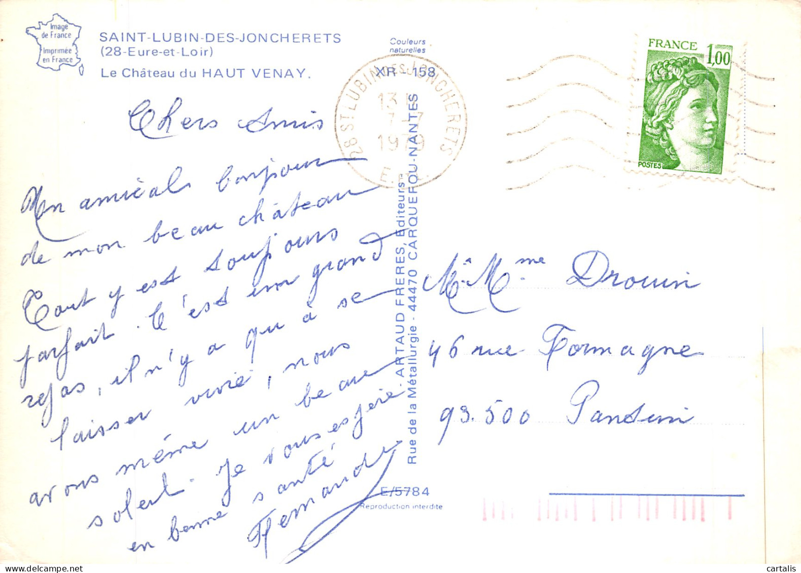 28-SAINT LUBIN DES JONCHERETS-N° 4416-A/0321 - Autres & Non Classés