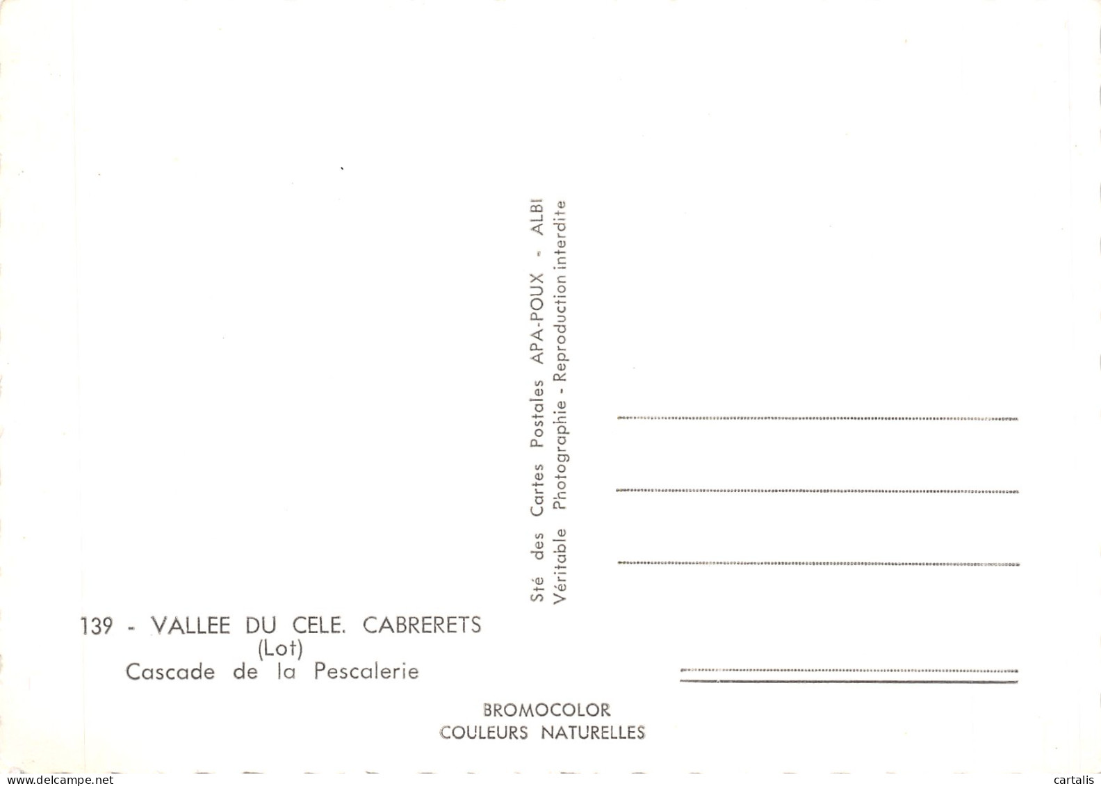 46-CABRERETS VALLEE DU CELE-N° 4417-A/0045 - Autres & Non Classés