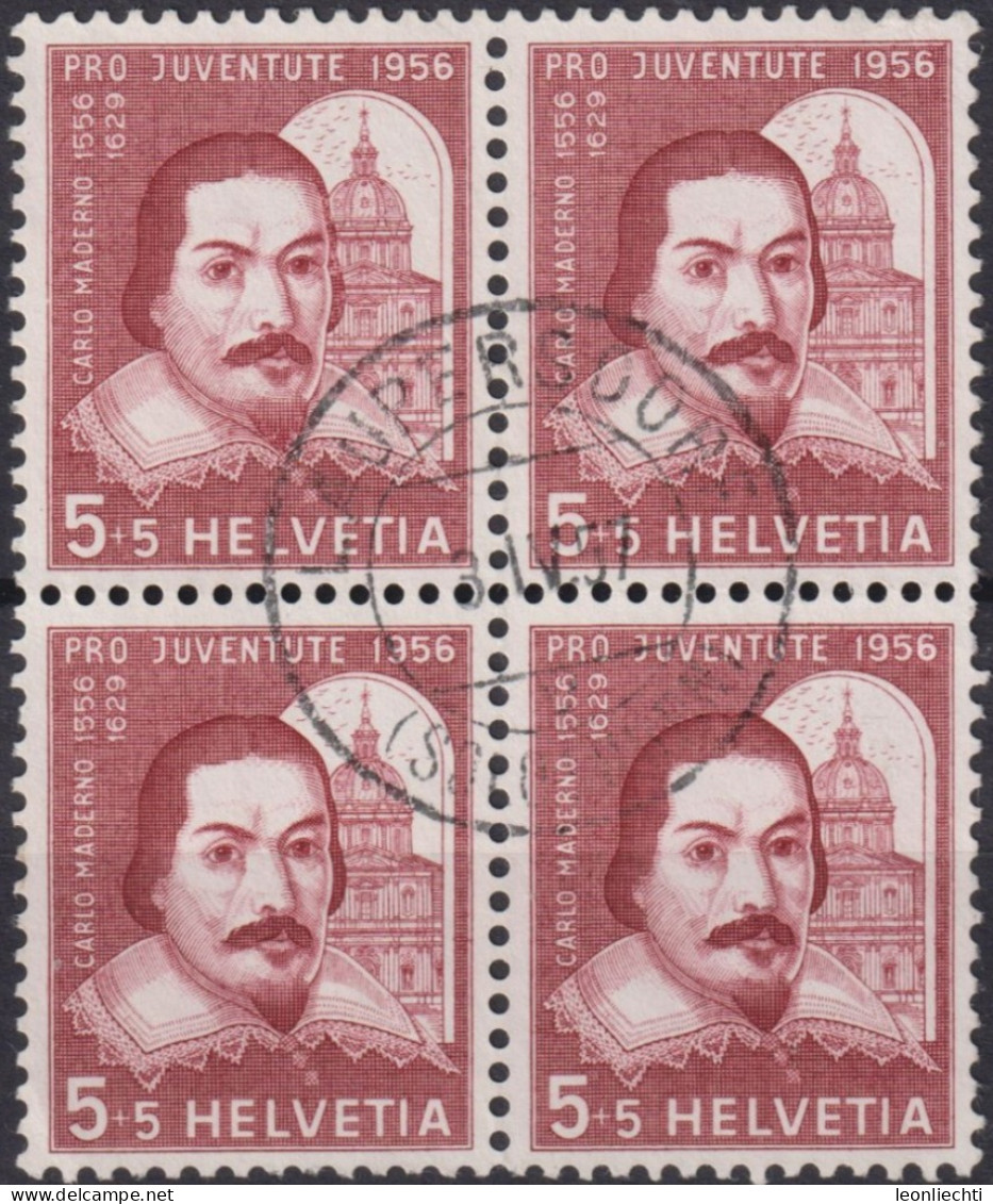 1956 Schweiz Pro Juventute ° Zum:CH J163,Yt:CH 581, Mi:CH 632, Carlo Maderno - Used Stamps