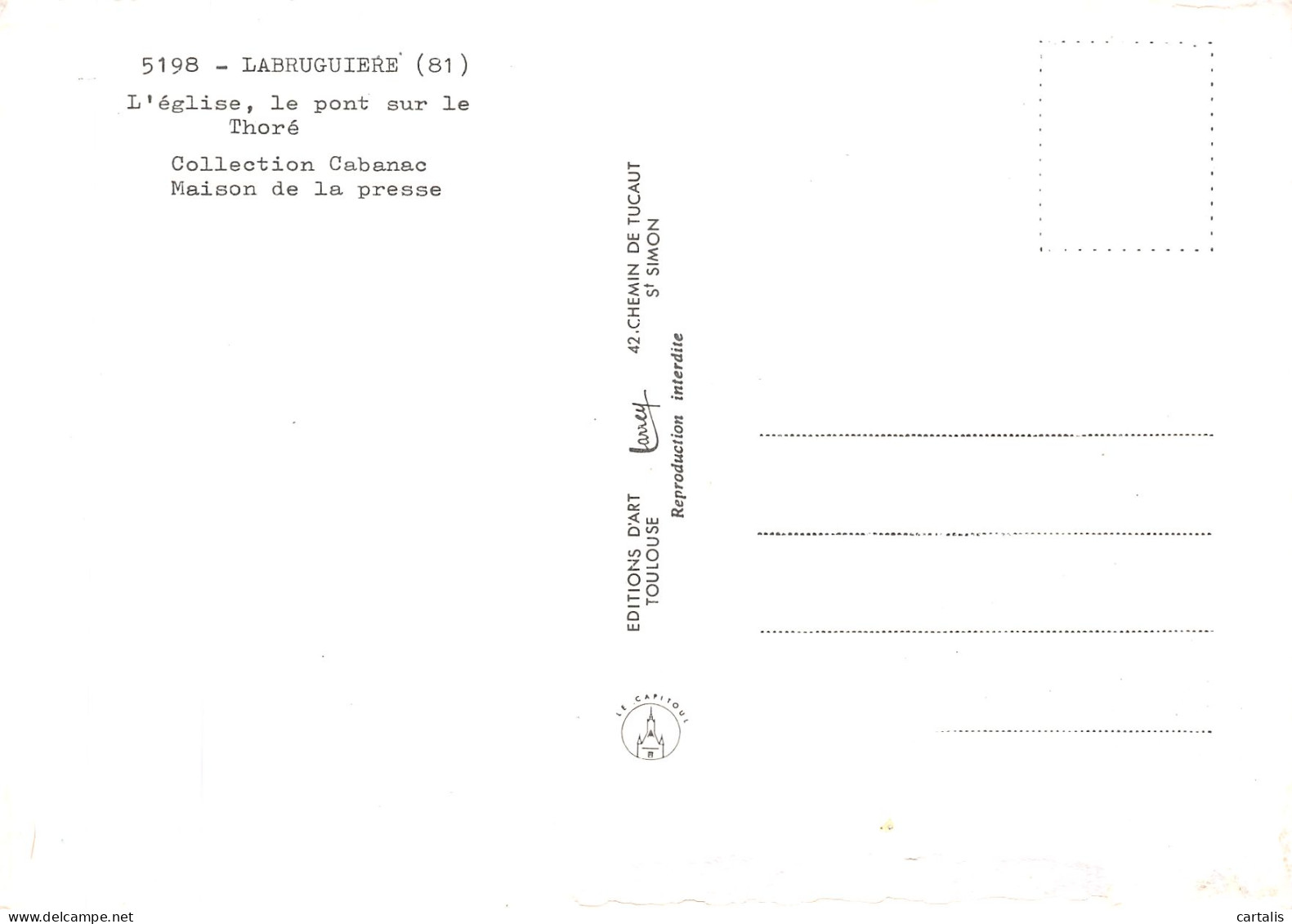 81-LABRUGUIERE-N° 4416-D/0393 - Labruguière
