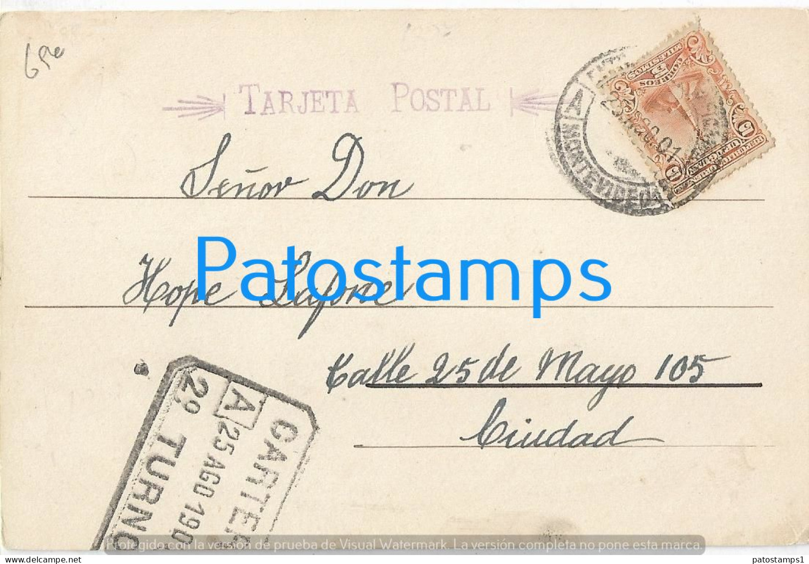 227765 URUGUAY PATRIOTIC PROCLAMACION DE LA INDEPENDENCIA & HERALDRY POSTAL POSTCARD - Uruguay