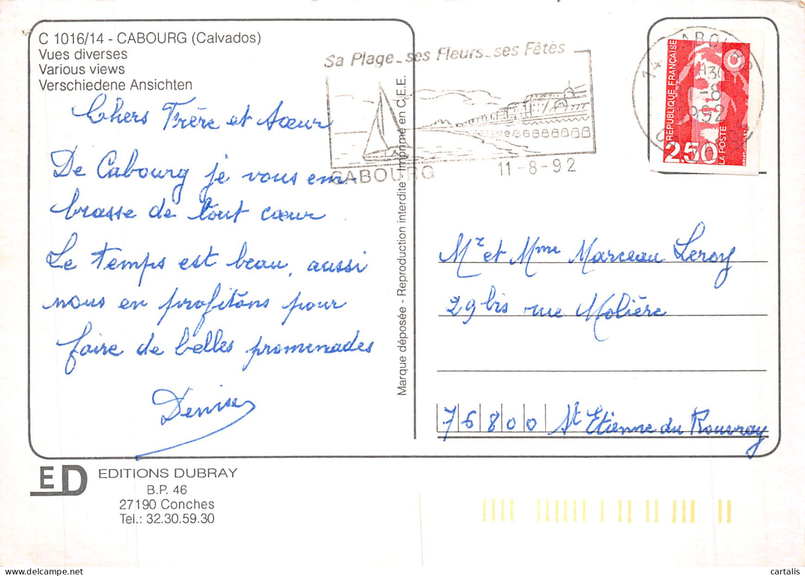 14-CABOURG-N° 4416-D/0025 - Cabourg