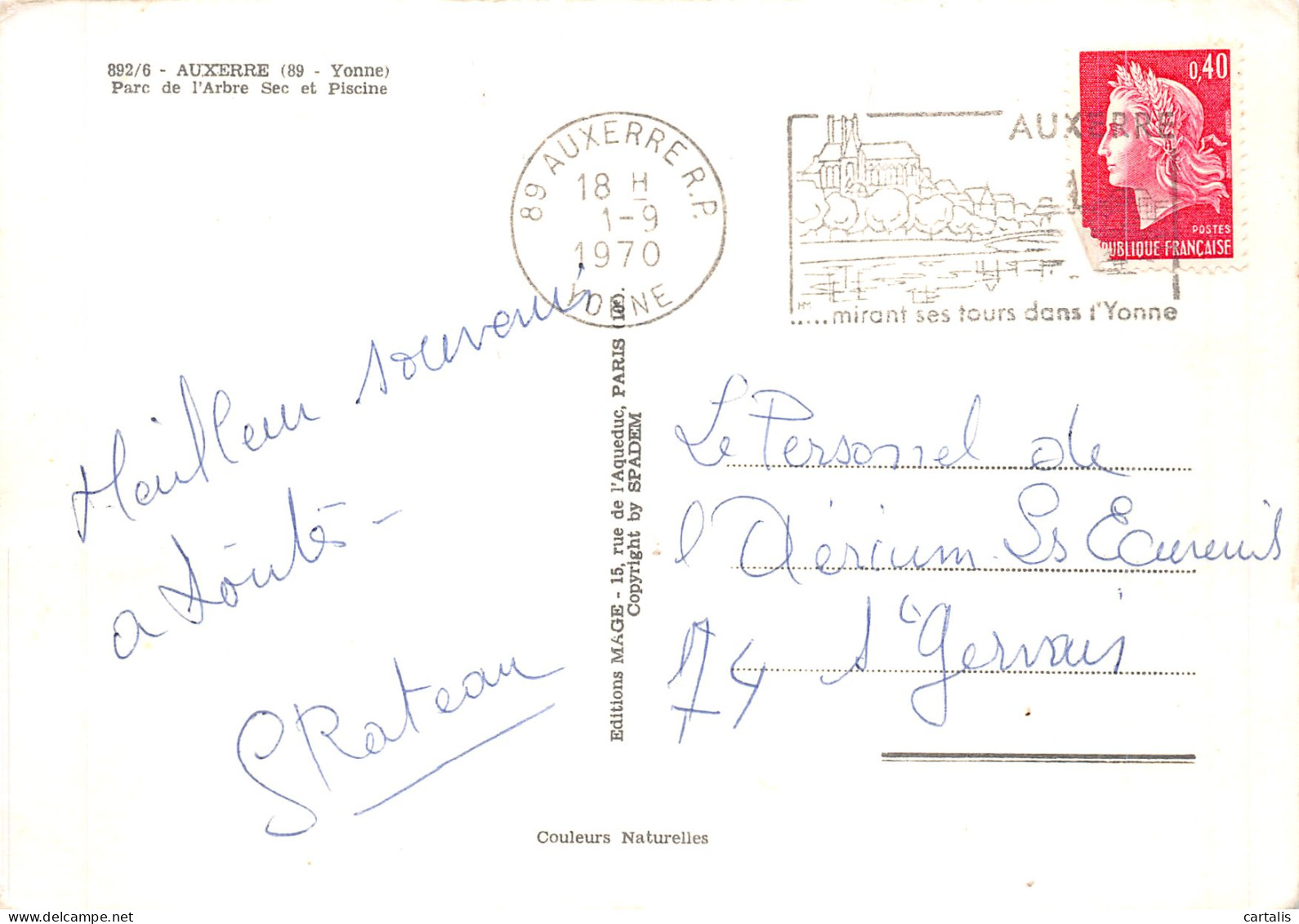 89-AUXERRE -N° 4417-C/0167 - Auxerre