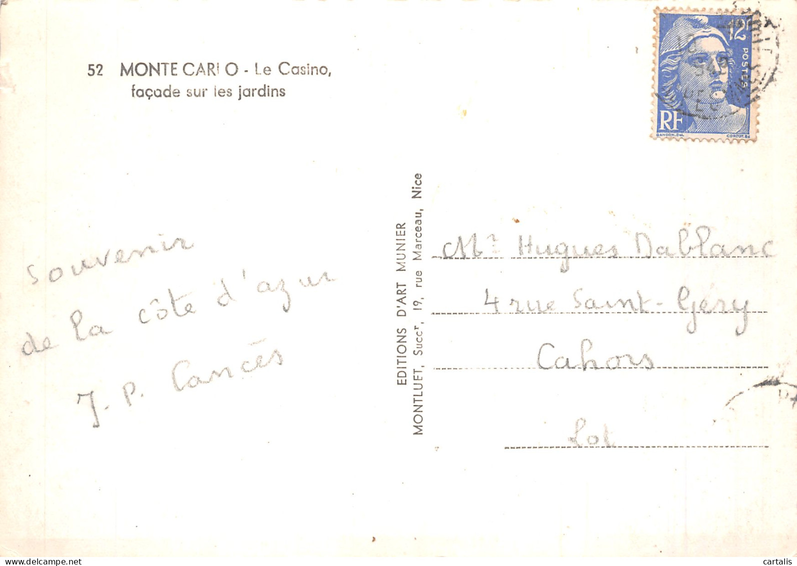 98-MONTE CARLO-N° 4417-C/0117 - Other & Unclassified