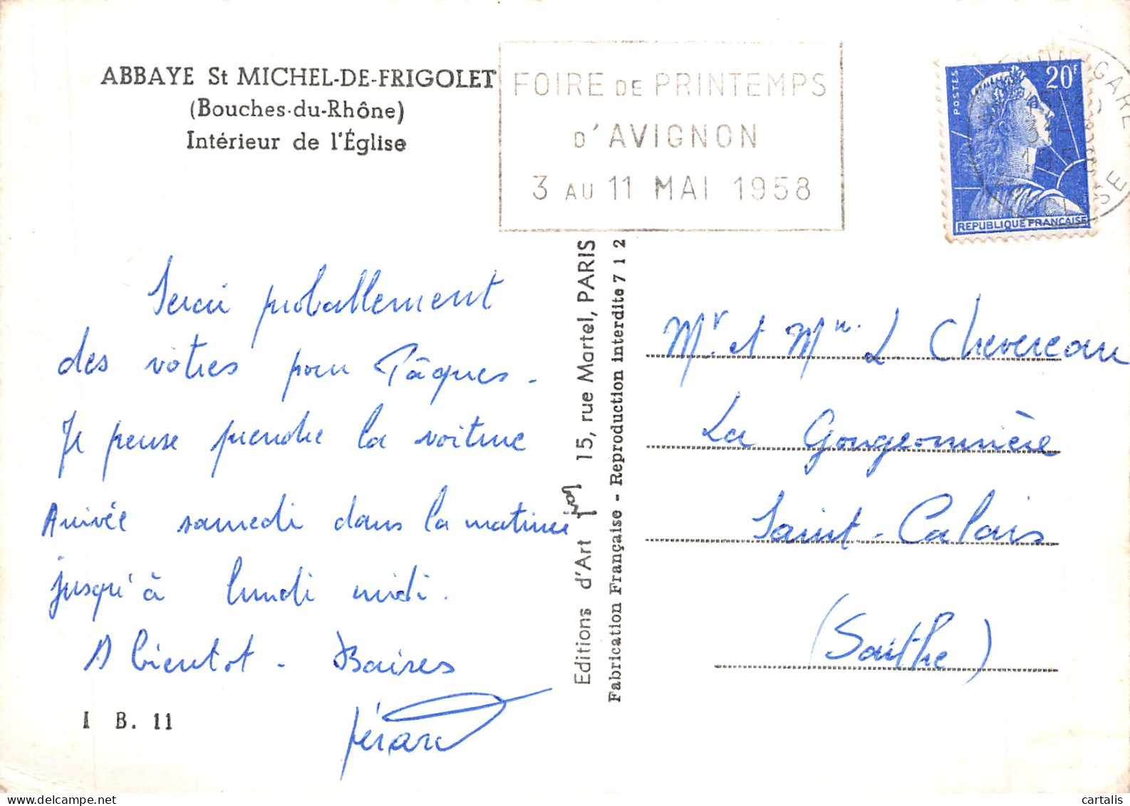 13-SAINT MICHEL DE FRIGOLET-N° 4417-B/0199 - Sonstige & Ohne Zuordnung