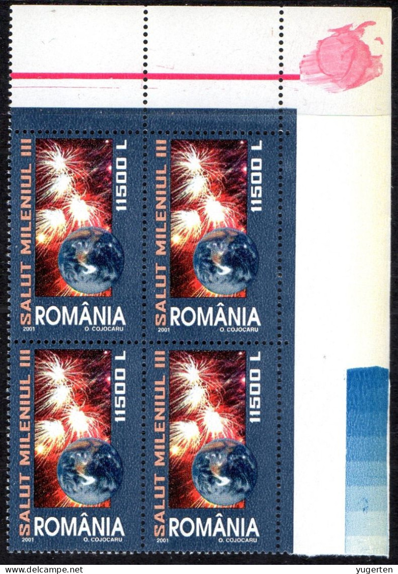 ROMANIA 2001 - 4v - MNH - Advent Of The 3rd Millennium - Tercer Milenio - 3e Millénaire - 3. Jahrtausend - 3° Millennio - Sonstige & Ohne Zuordnung