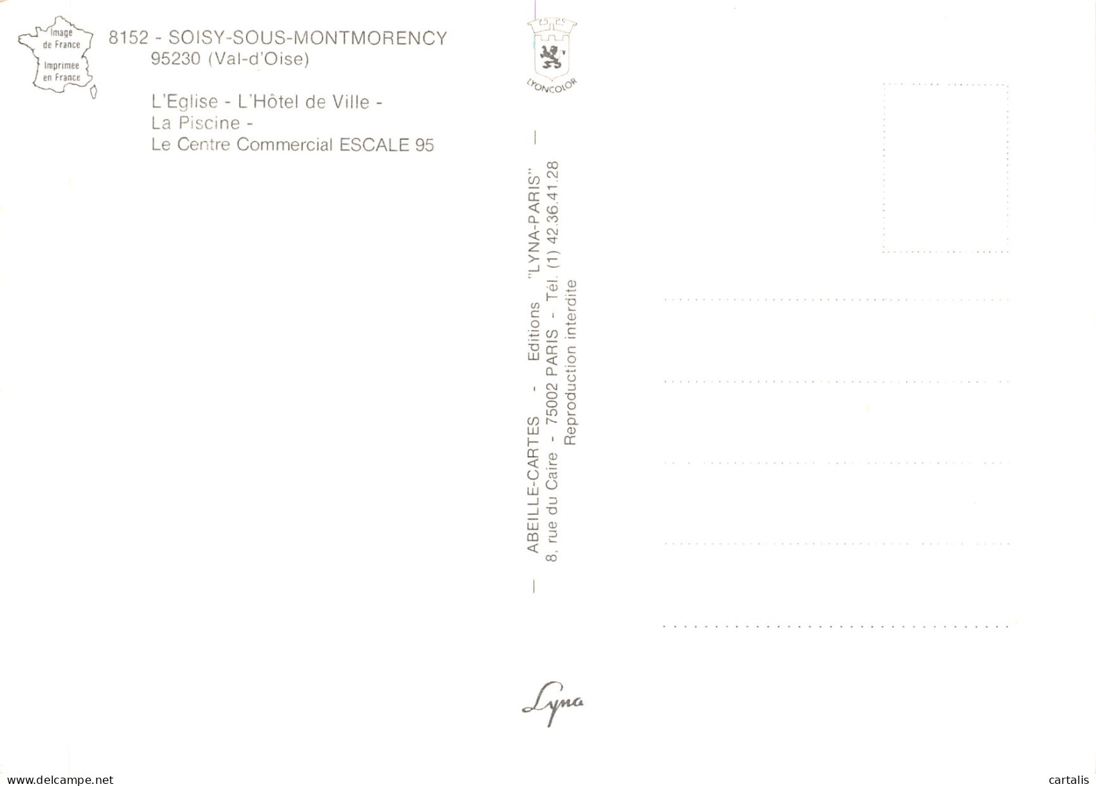 95-SOISY SOUS MONTMORENCY-N° 4417-A/0185 - Soisy-sous-Montmorency