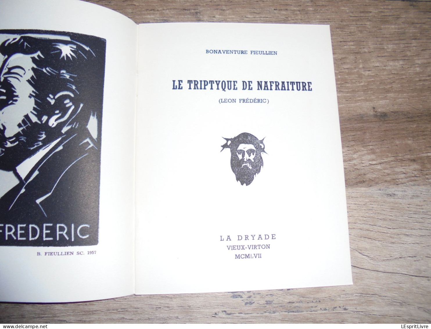 LE TRIPTYQUE DE NAFRAITURE La Dryade VIeux Virton B Fieullien Régionalisme Ardenne  Eglise Art Religieux Léon Frédéric - België