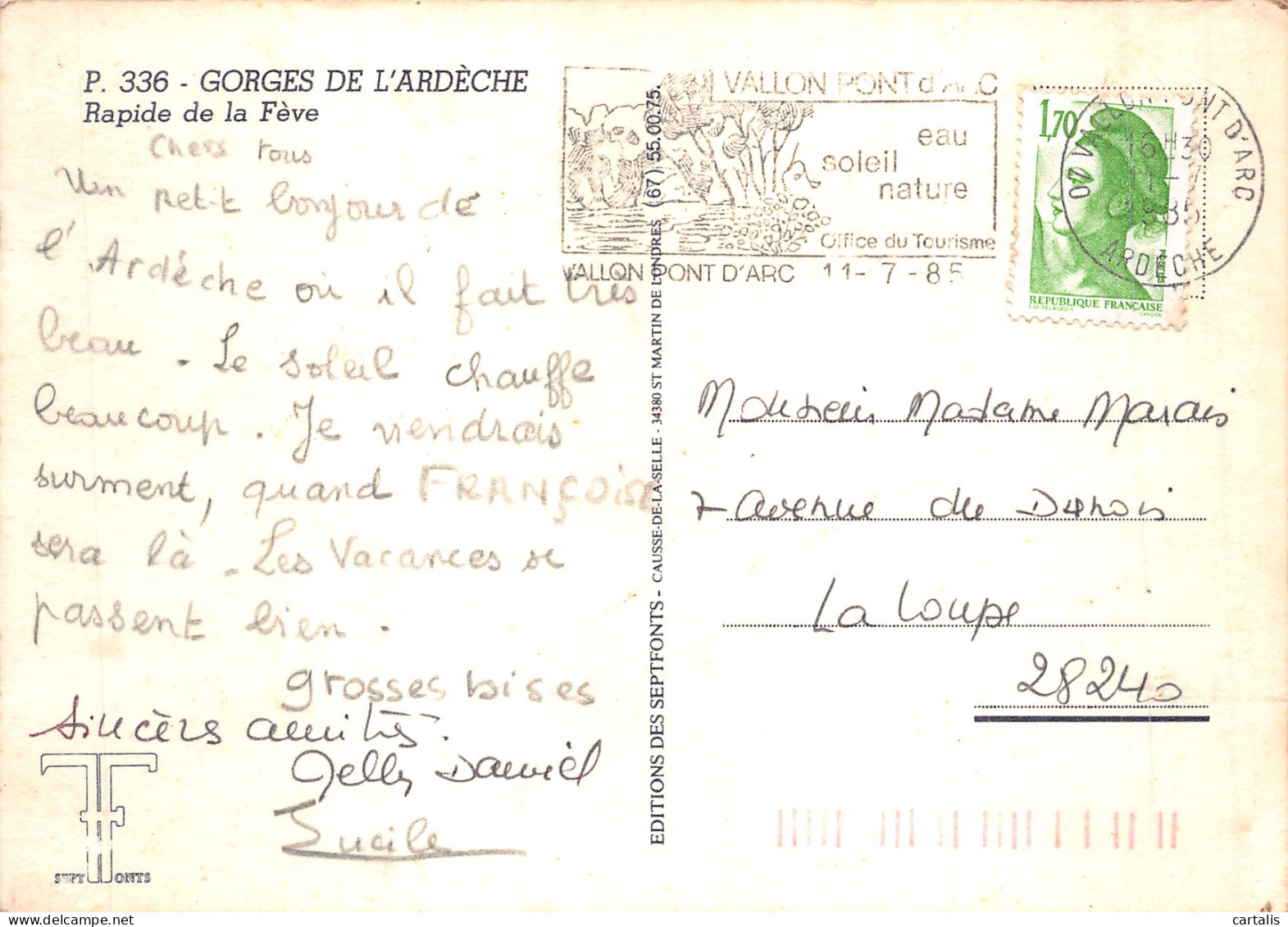 07-GORGES DE L ARDECHE-N° 4417-D/0393 - Autres & Non Classés