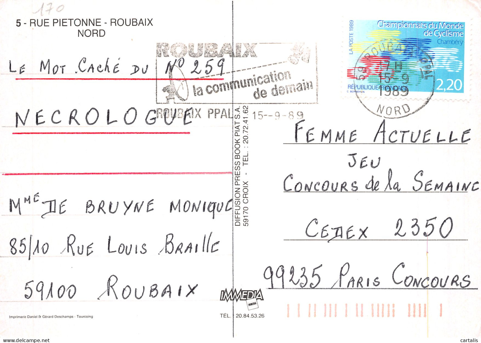 59-ROUBAIX-N° 4417-D/0339 - Roubaix