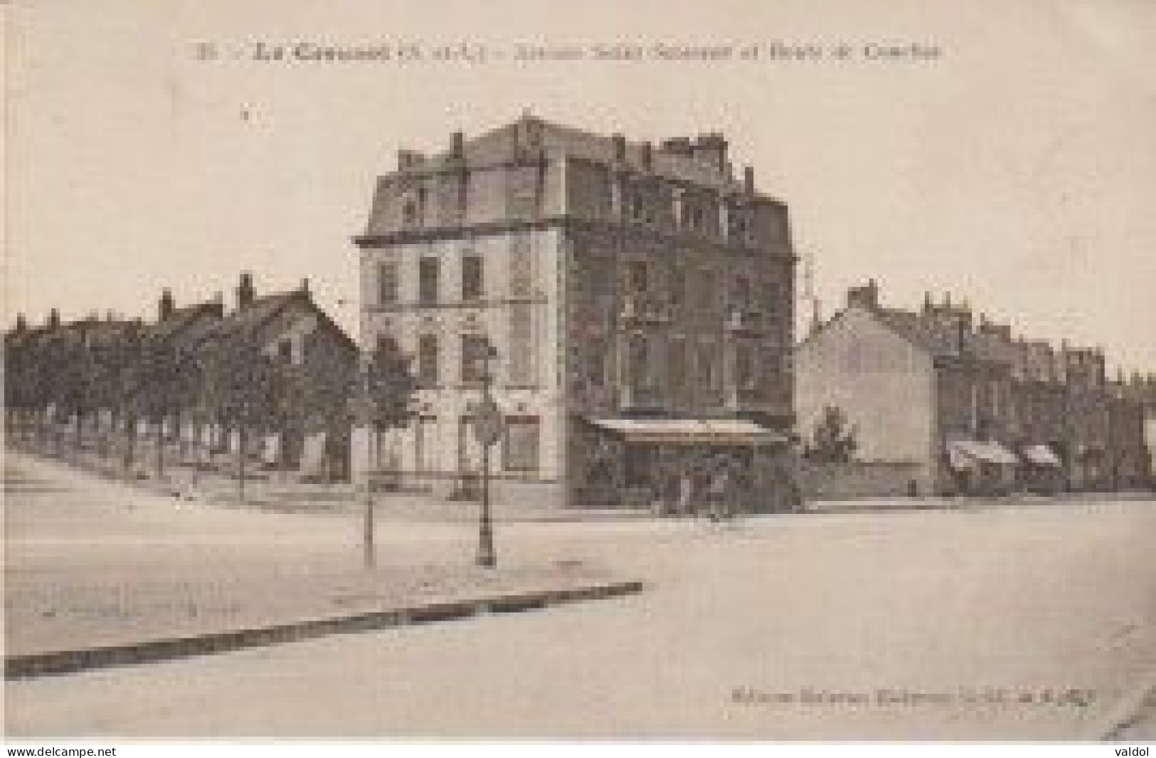 LE CREUSOT : Avenue Saint-Sauveur Et Route De Couches. - Le Creusot