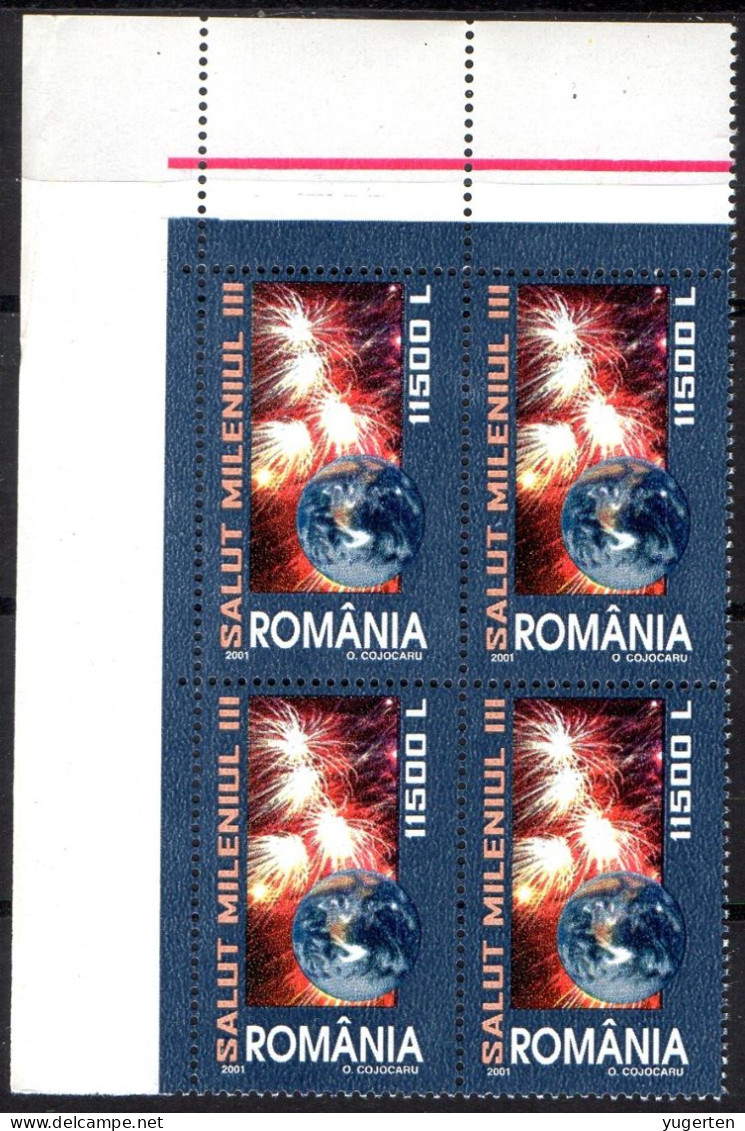 ROMANIA 2001 - 4v - MNH - Advent Of The 3rd Millennium - Tercer Milenio - 3e Millénaire - 3. Jahrtausend - 3° Millennio - Andere & Zonder Classificatie