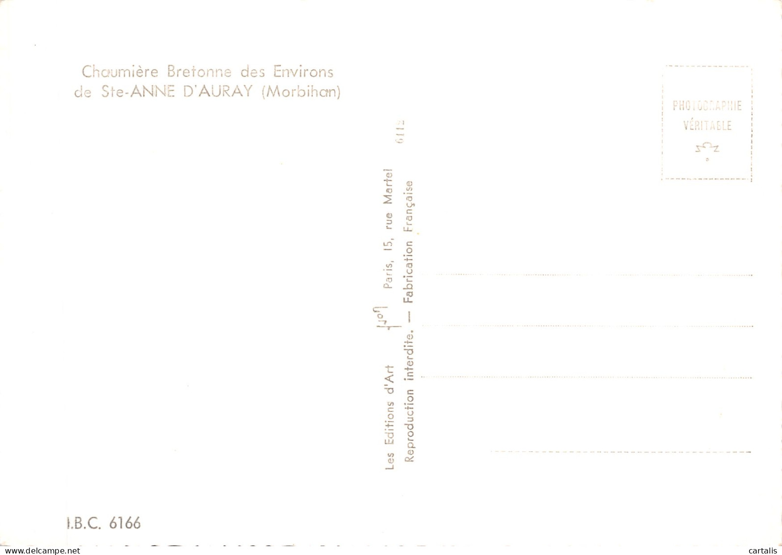 56-SAINTE ANNE D AURAY-N° 4417-D/0049 - Sainte Anne D'Auray