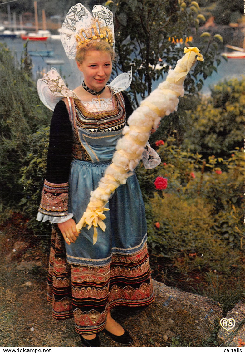 29-PONT AVEN FOLKLORE COSTUME DE BRIGNOGAN-N° 4417-D/0005 - Pont Aven