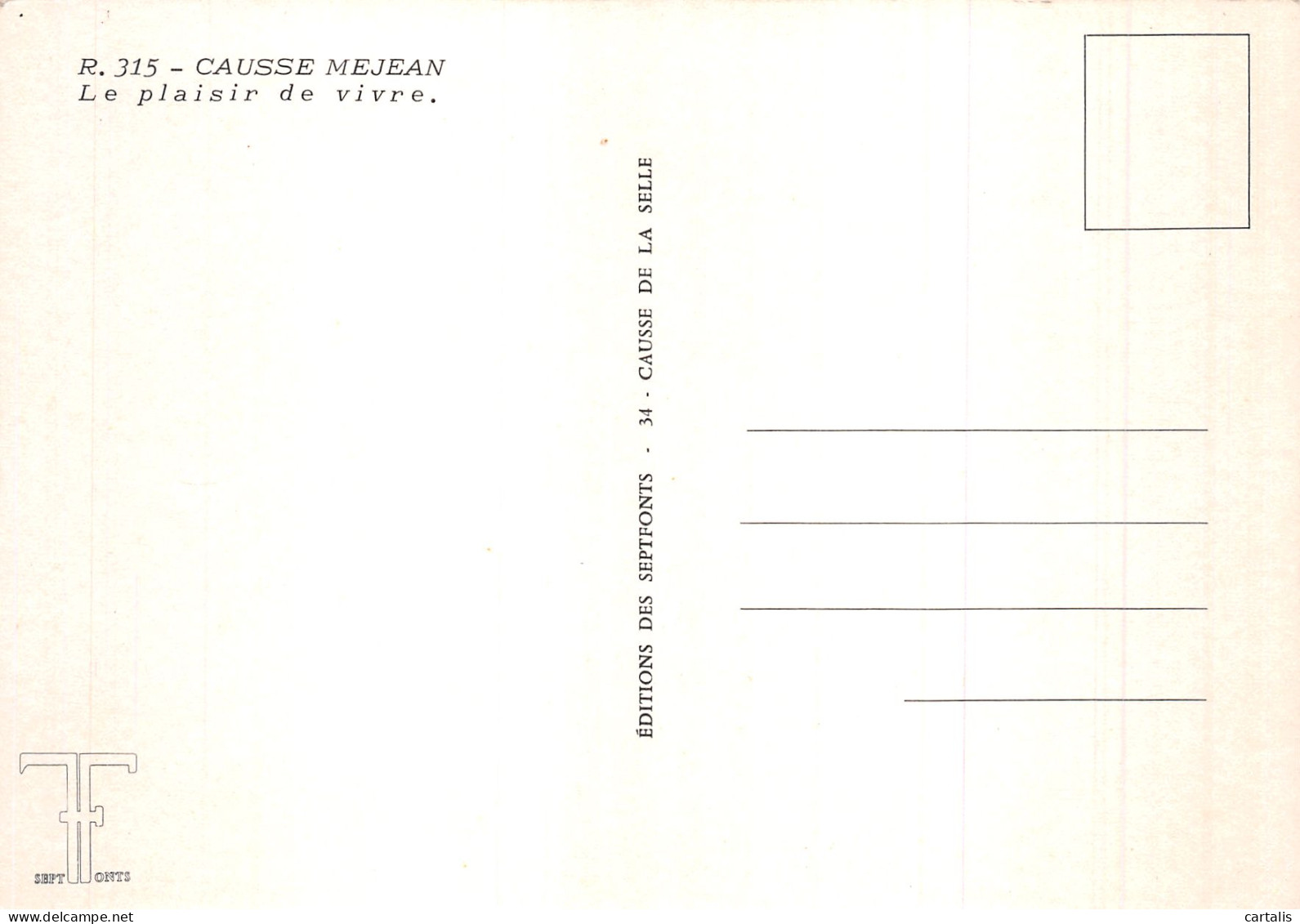48-CAUSSE MEJEAN -N° 4417-C/0363 - Other & Unclassified