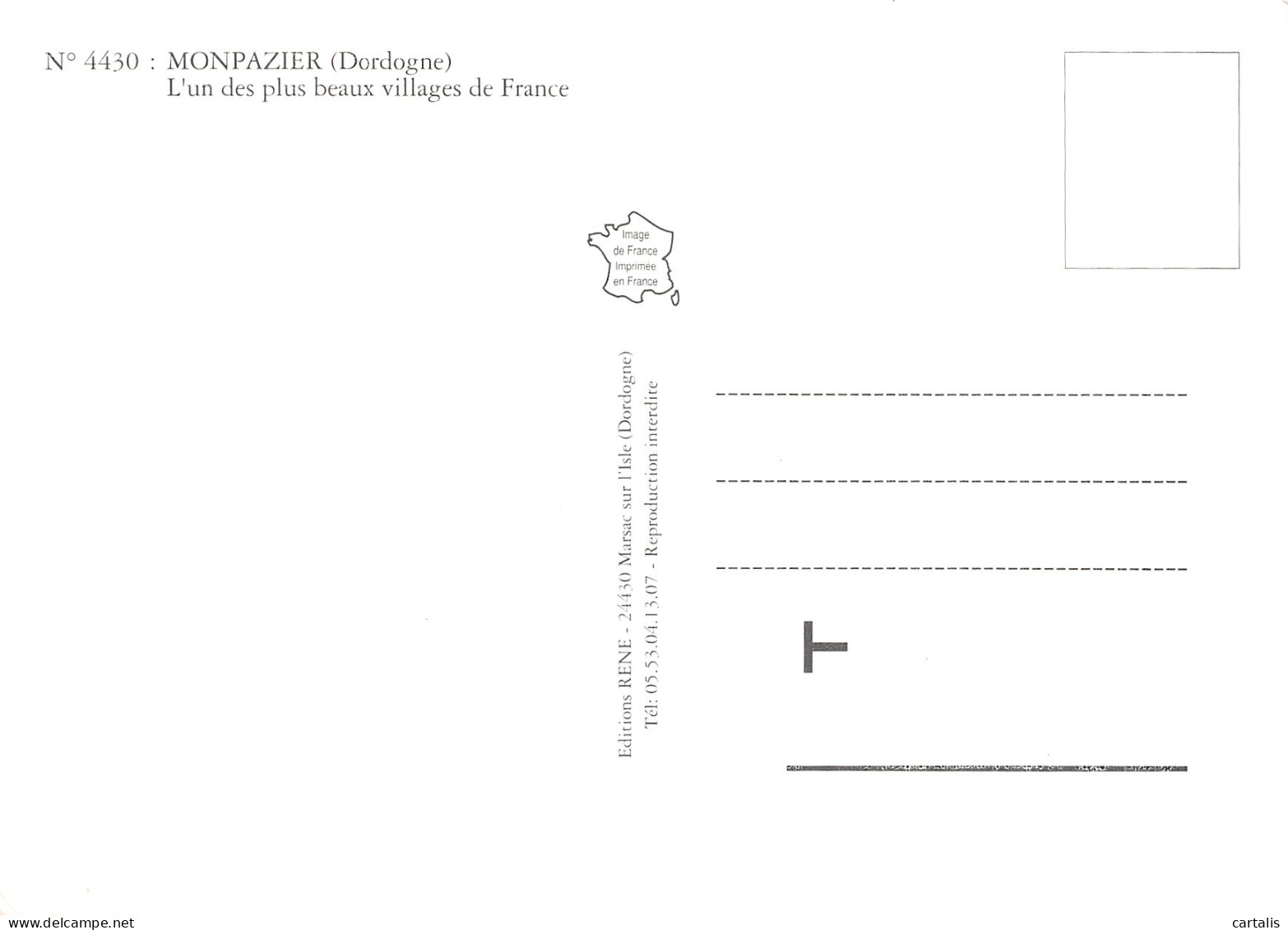 24-MONPAZIER-N° 4418-C/0249 - Sonstige & Ohne Zuordnung