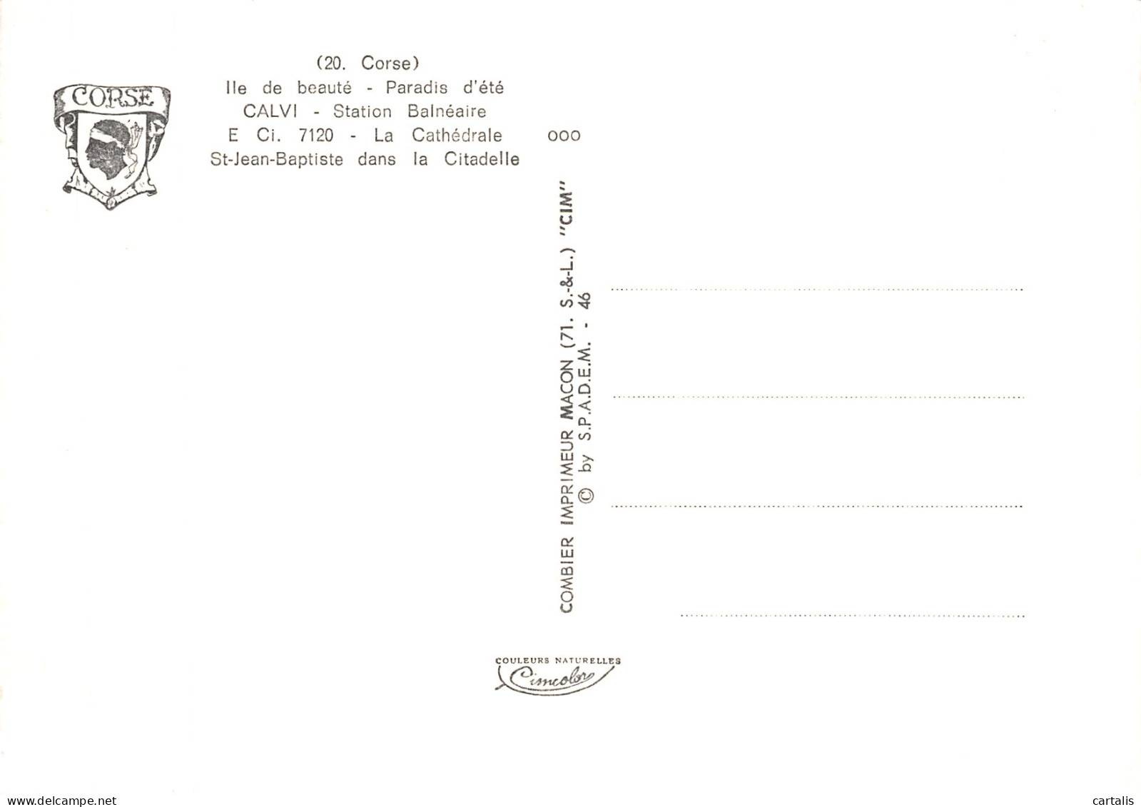 2B-CALVI-N° 4418-C/0033 - Calvi