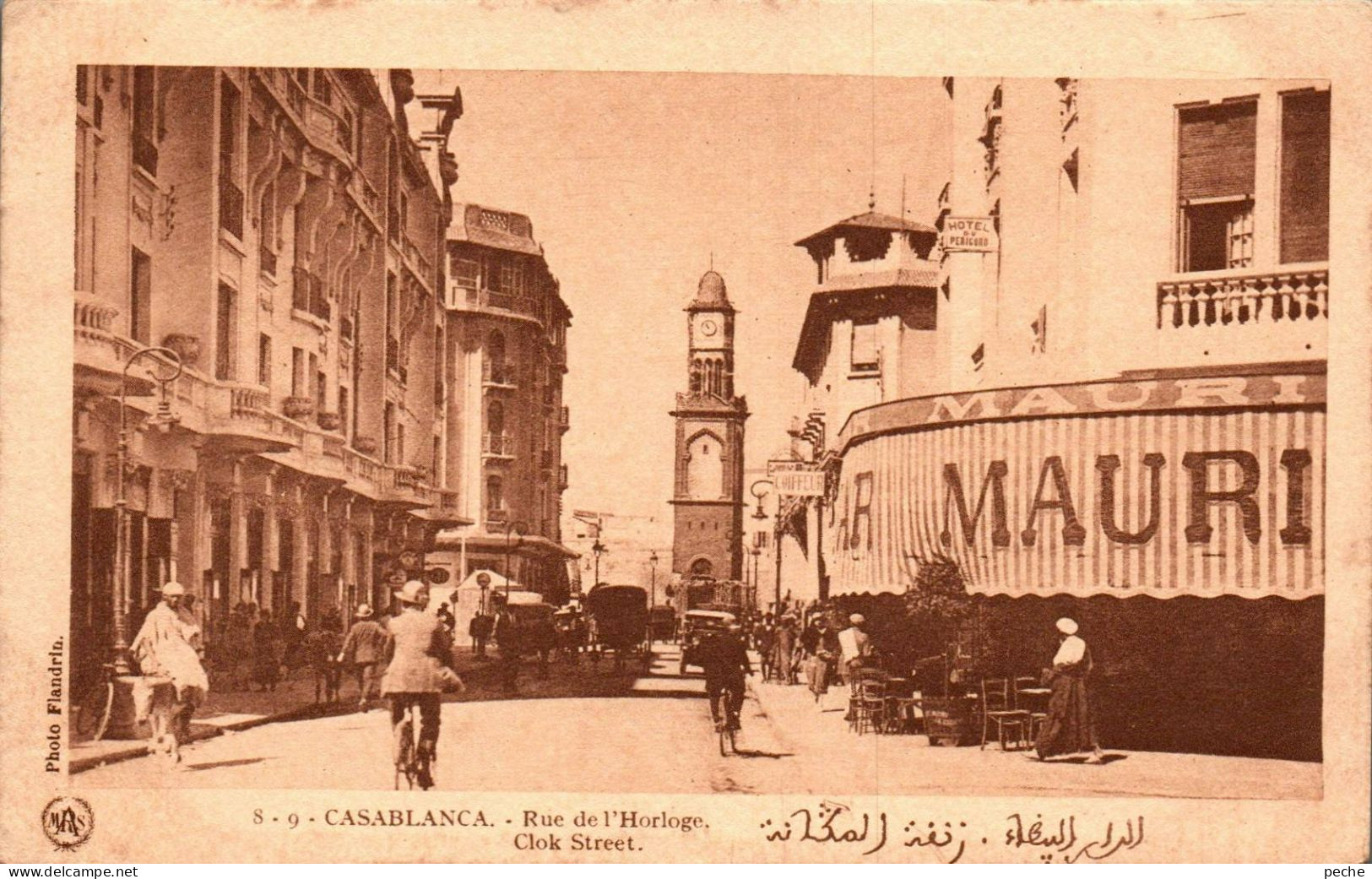 N°1178 W -cpa Casablanca -rue De L'horloge- - Casablanca