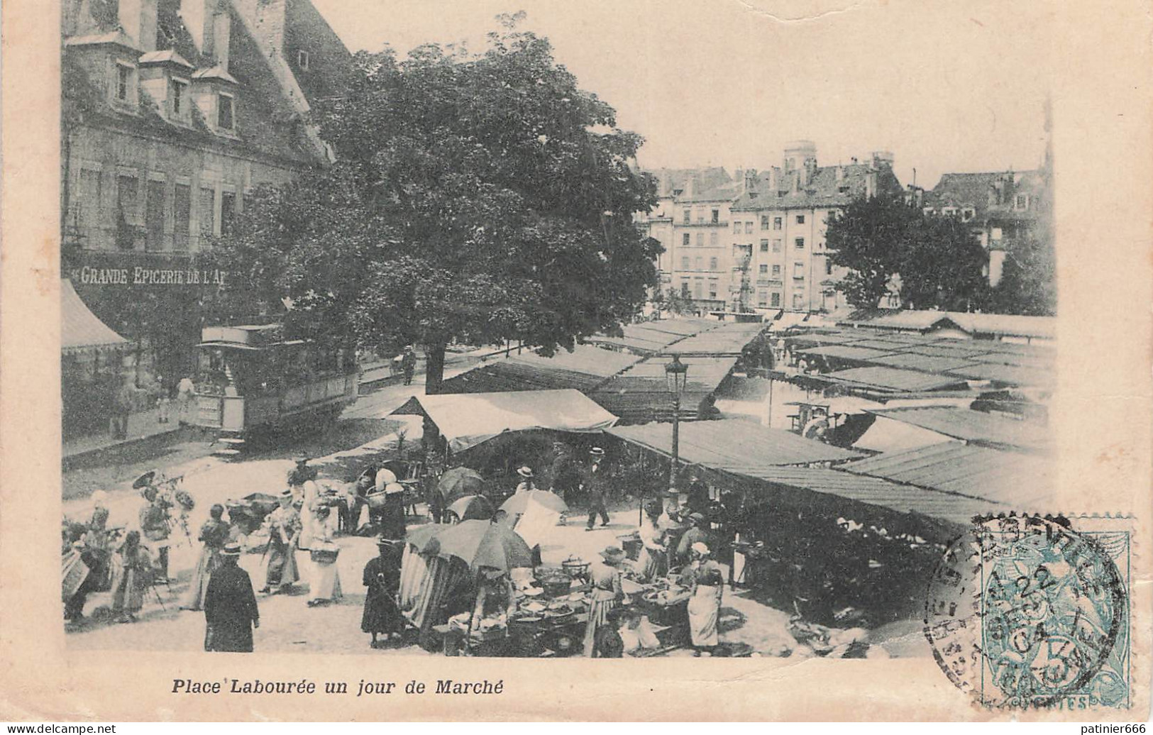 Besançon Place Labouree Un Jour De Marche - Besancon