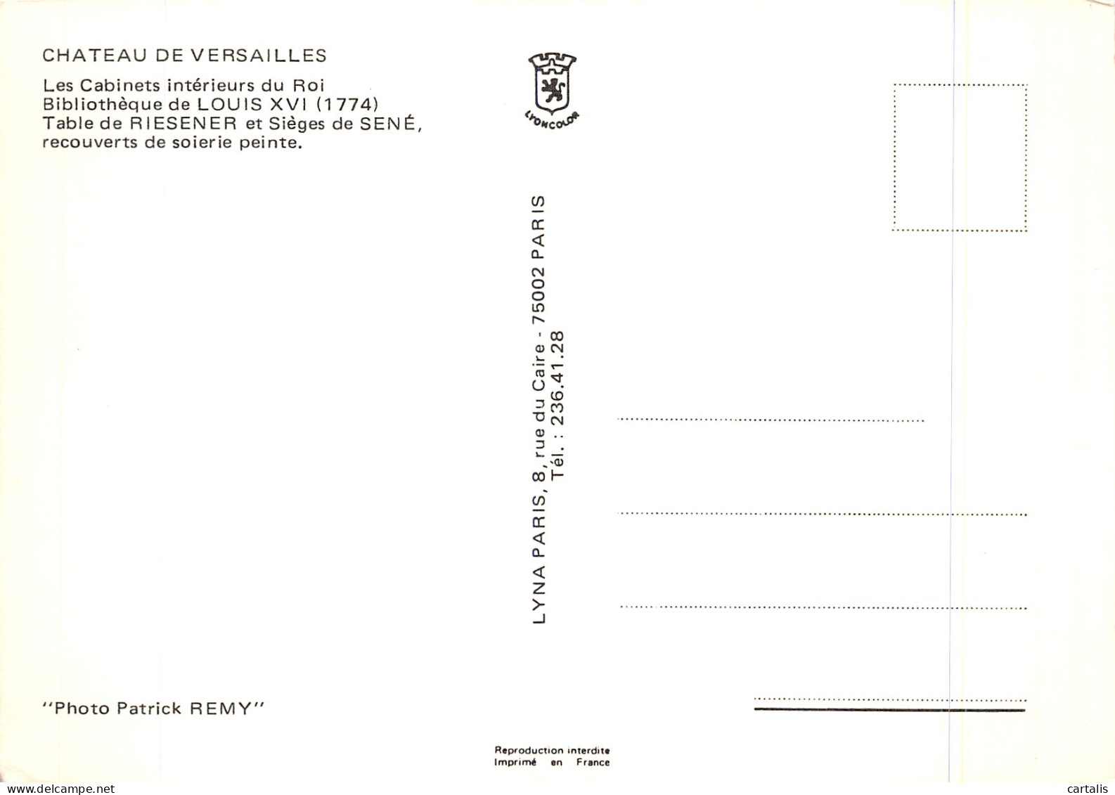 78-VERSAILLES LE CHATEAU-N° 4418-B/0157 - Versailles (Château)