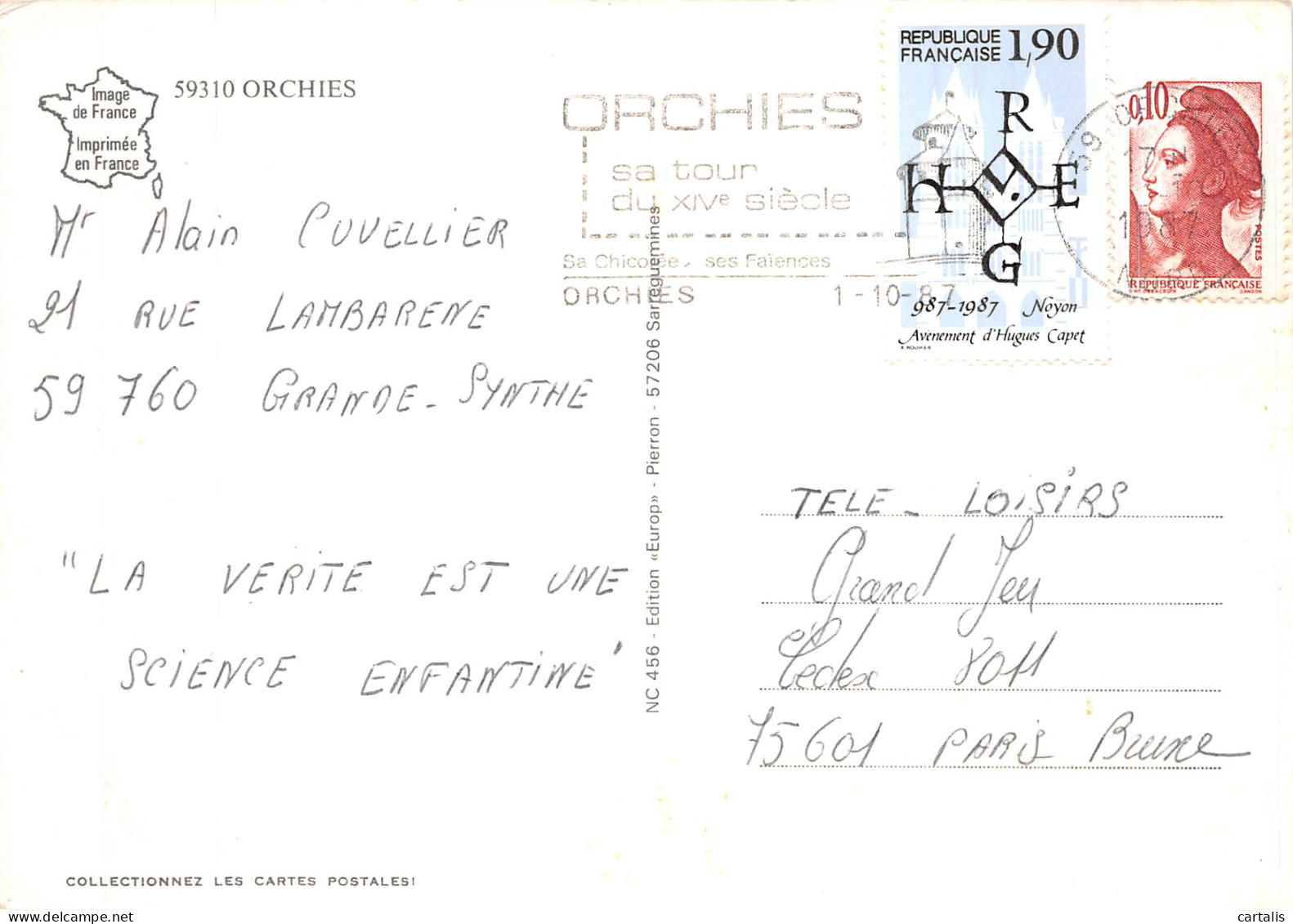 59-ORCHIES-N° 4418-B/0021 - Orchies