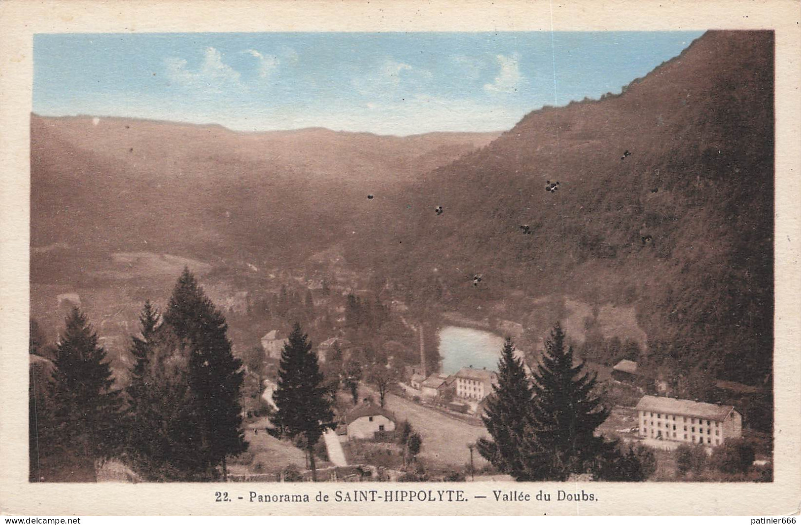 Panorama De Saint Hippolyte Vallee Du Doubs - Otros & Sin Clasificación