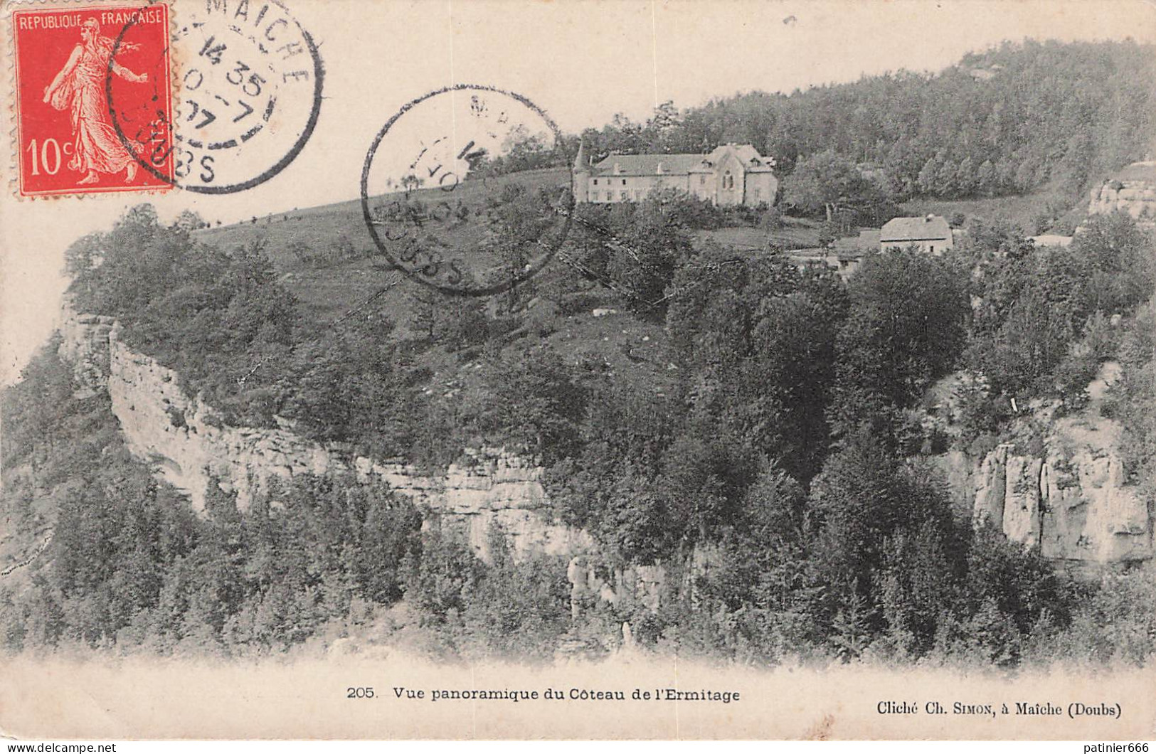 Vue Panoramique Du Coteau De L'ermitage - Otros & Sin Clasificación