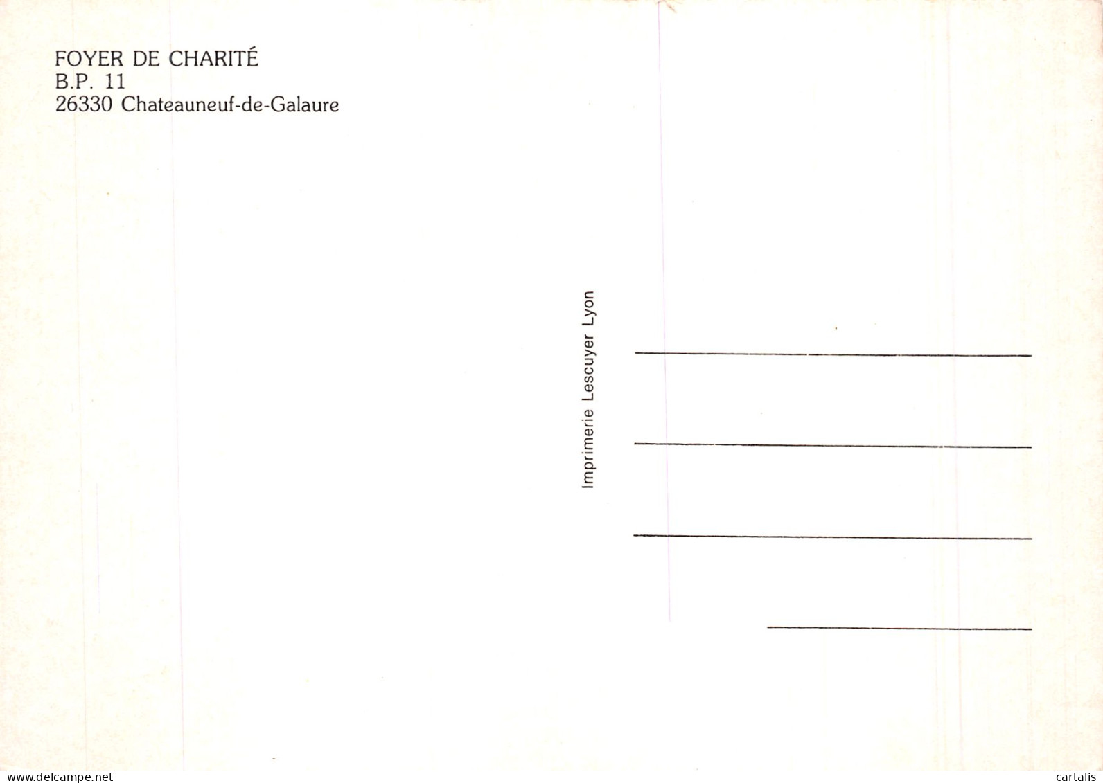 26-CHATEAUNEUF DE GALAURE-N° 4418-A/0303 - Autres & Non Classés