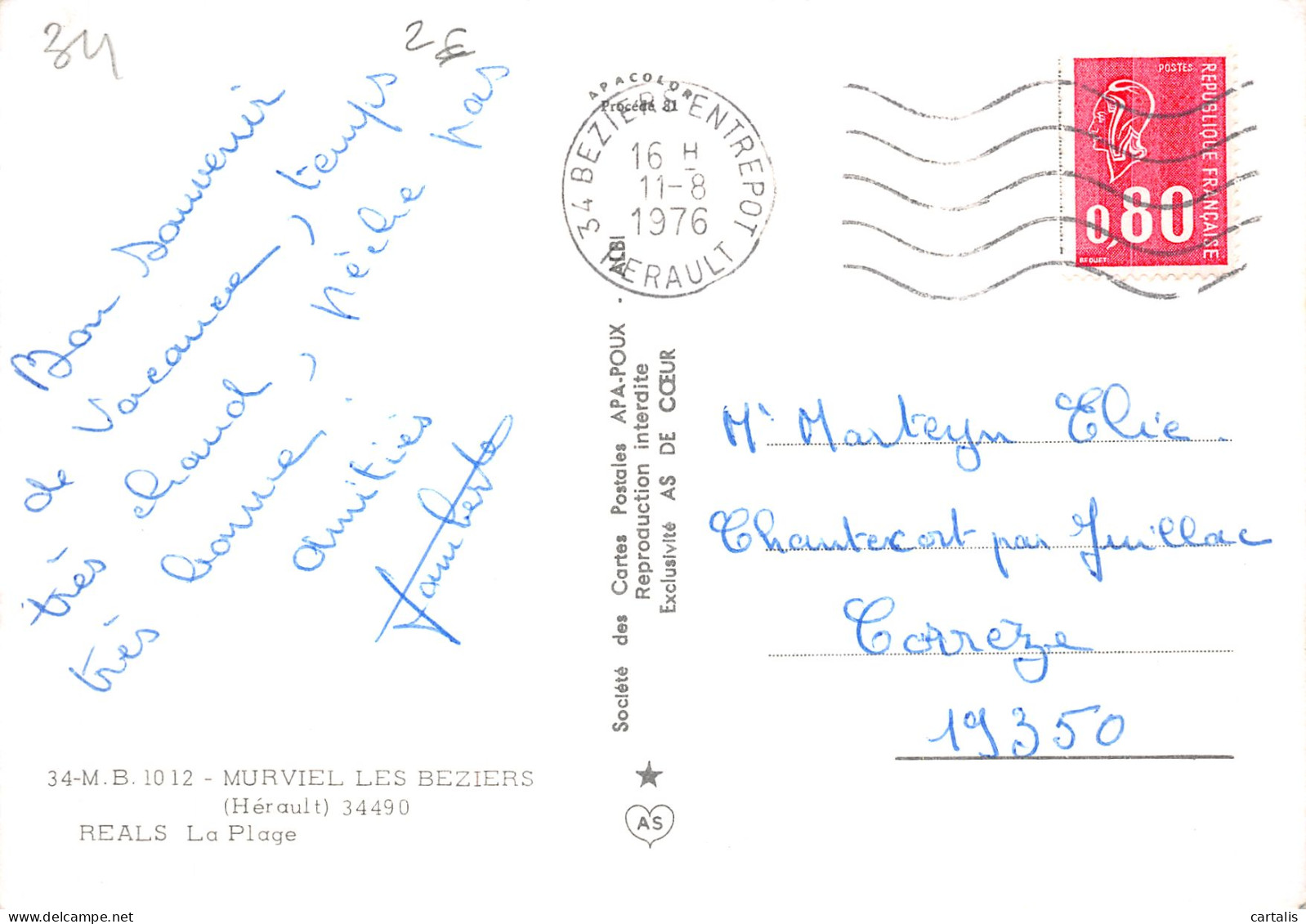 34-MURVIEL LES BEZIERS REALS-N° 4418-A/0221 - Andere & Zonder Classificatie