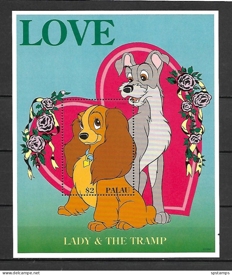 Disney Palau 1996 Lady And The Tramp MS MNH - Disney