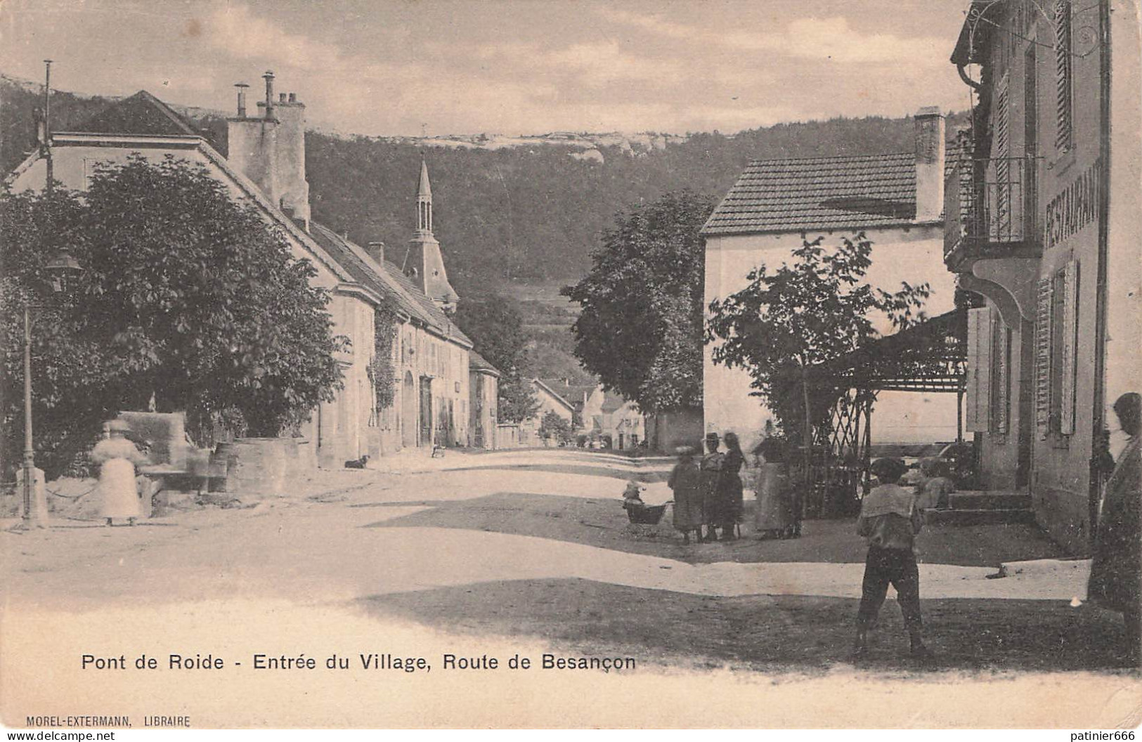 Pont De Roide Entree Du Village Route De Besançon - Andere & Zonder Classificatie