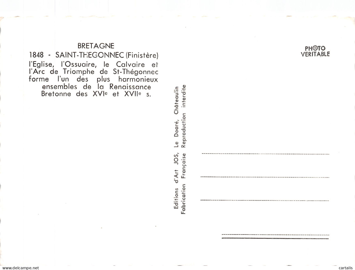 29-SAINT THEGONNEC-N° 4418-D/0139 - Saint-Thégonnec