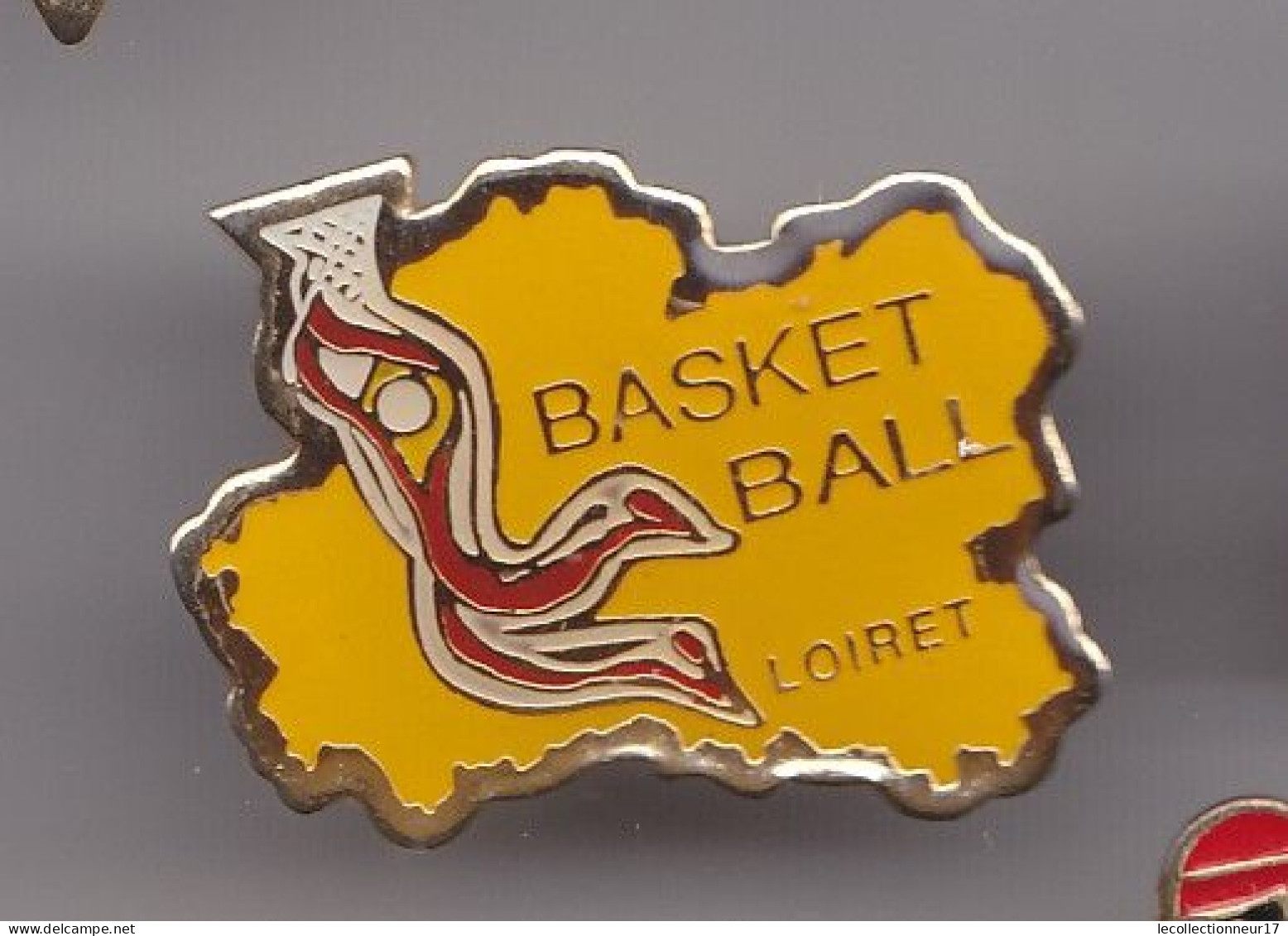 Pin's Basket Ball Loiret Dpt 45  Réf 7308JL - Baloncesto
