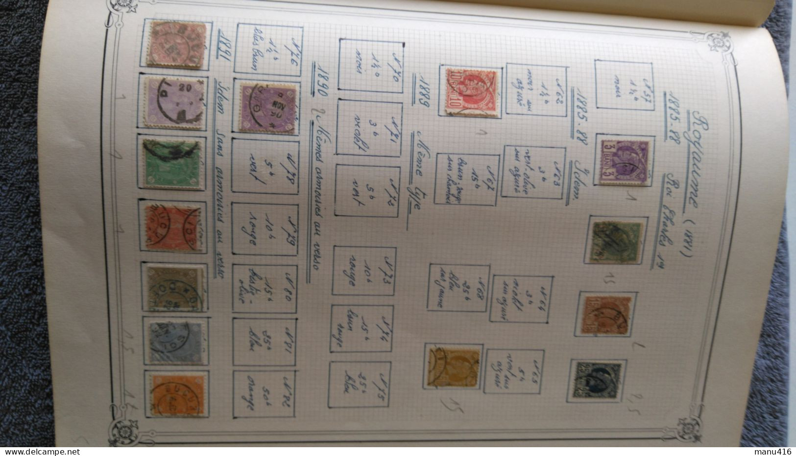 Joli Lot De + 260 Timbres De Roumanie Très Anciens (dont : 18, 20, 25, 26, Etc ...), Cote + 370 Euros, Port Offert. - 1858-1880 Moldavië & Prinsdom