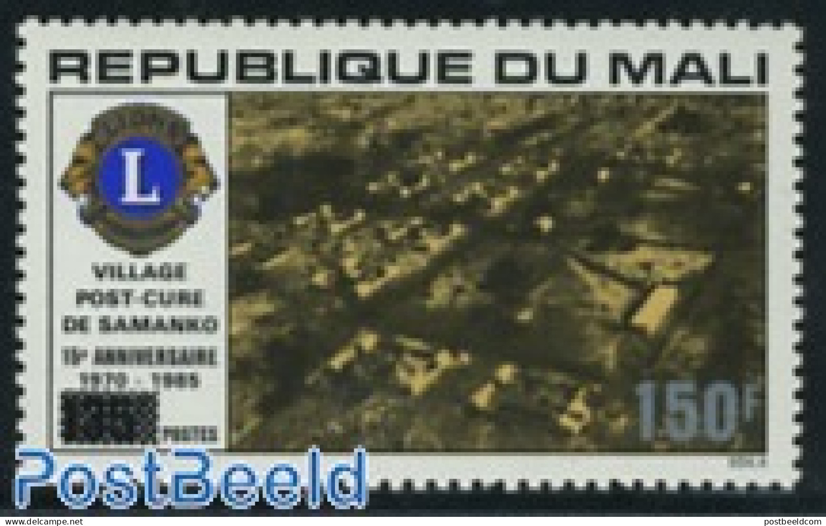 Mali 1992 150fr On 135fr, Stamp Out Of Set, Mint NH, Various - Lions Club - Rotary, Lions Club