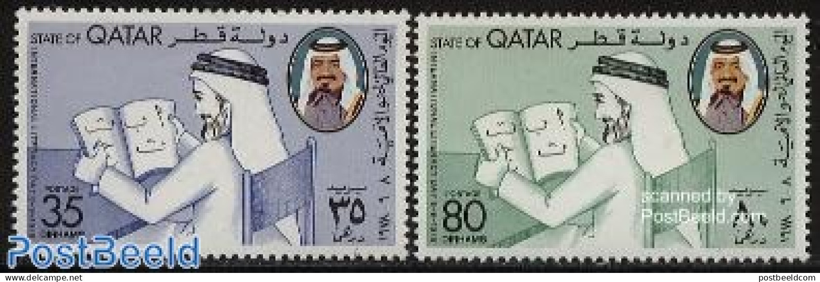 Qatar 1978 Education Day 2v, Mint NH, Science - Education - Qatar