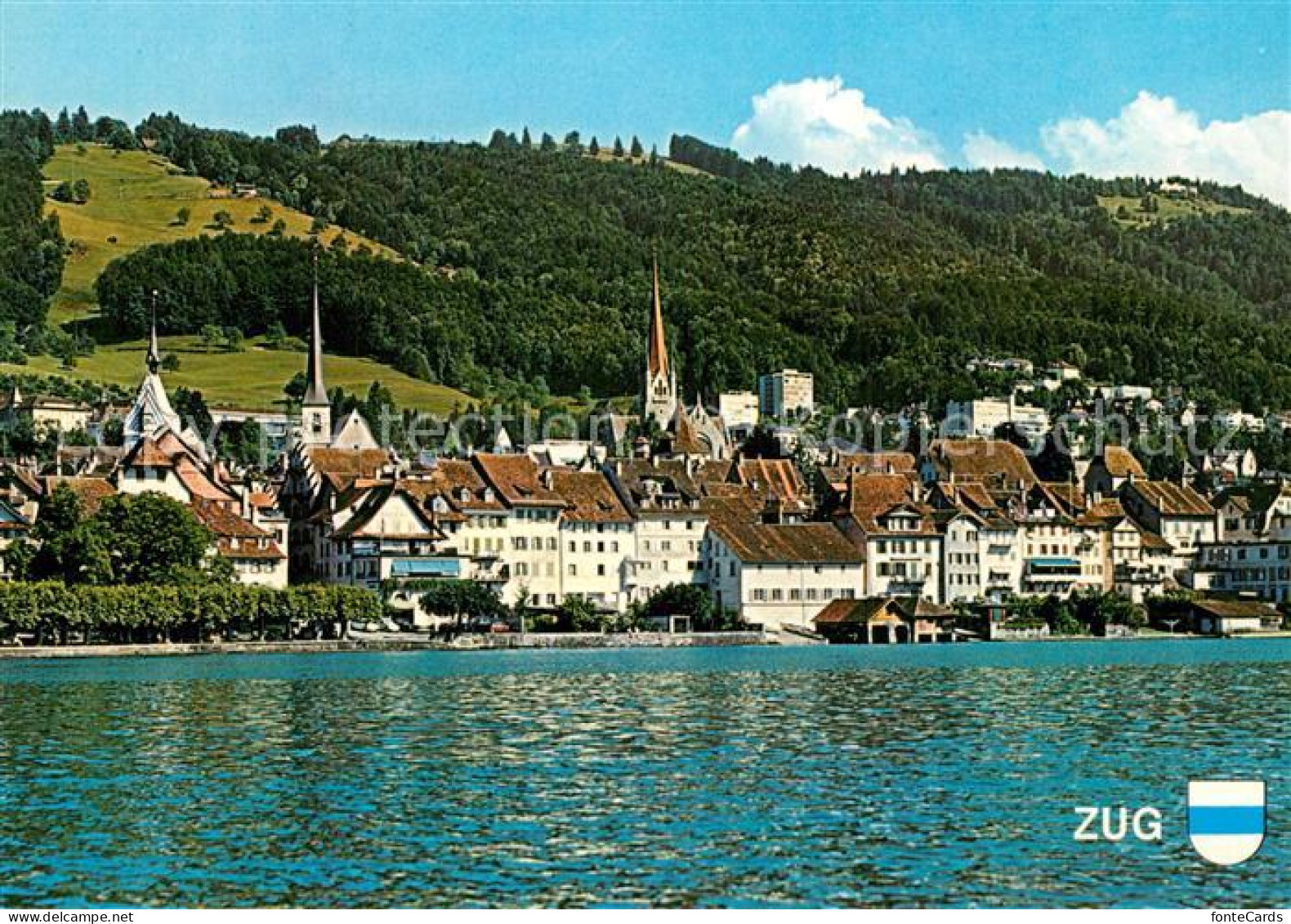 13601188 Zug ZG Mit Zugerberg Ansicht Vom See Aus Zug ZG - Other & Unclassified