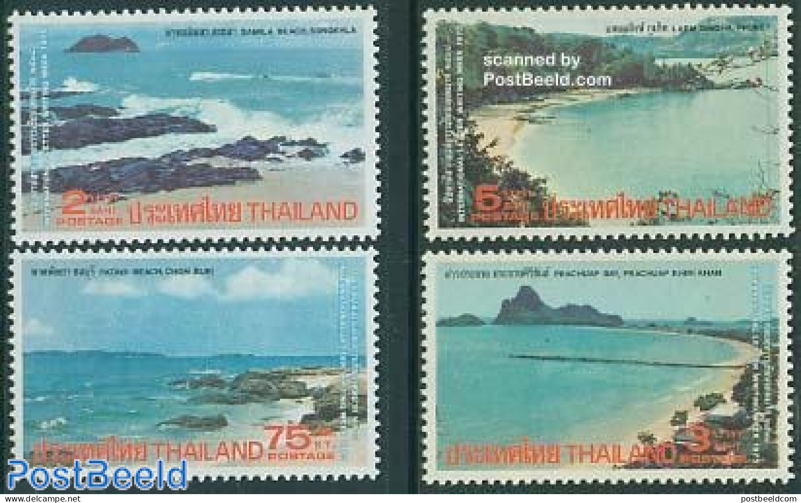 Thailand 1975 International Letter Week 4v, Mint NH - Tailandia