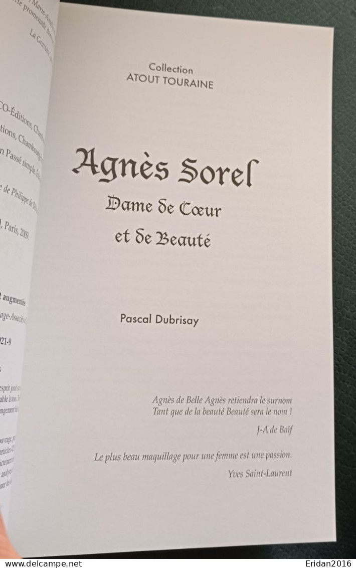 Agnès Sorel, Dame De Coeur Et De Beauté : Pascal Dubrisay  : GRAND FORMAT - Histoire