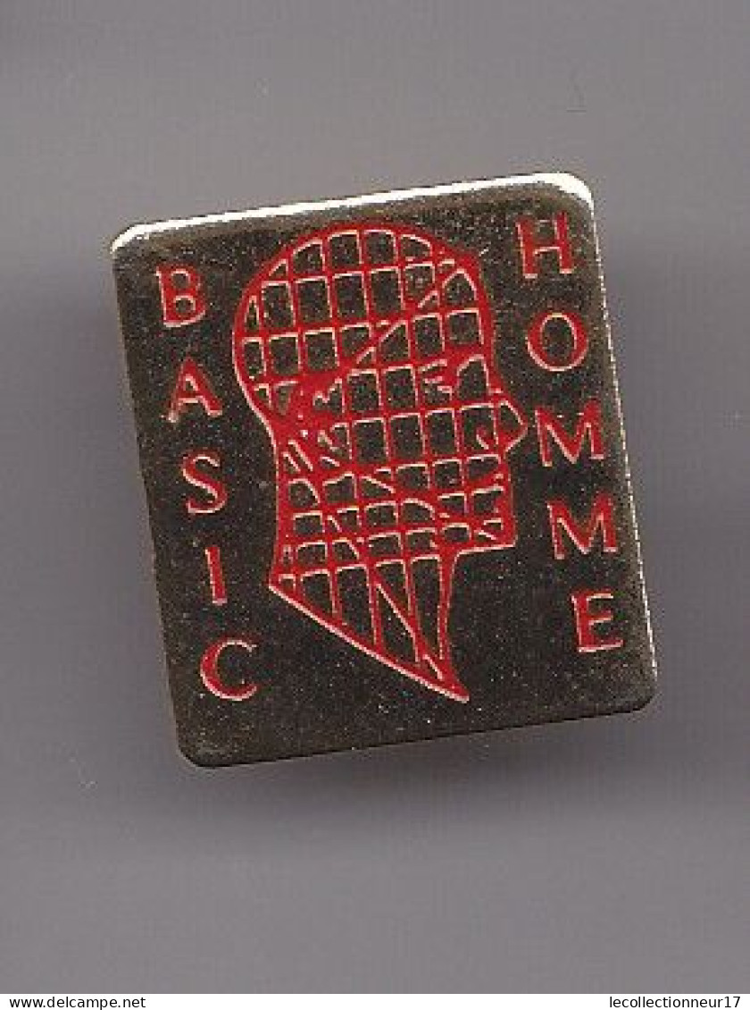 Pin's Basic Homme Réf 7584JL - Other & Unclassified