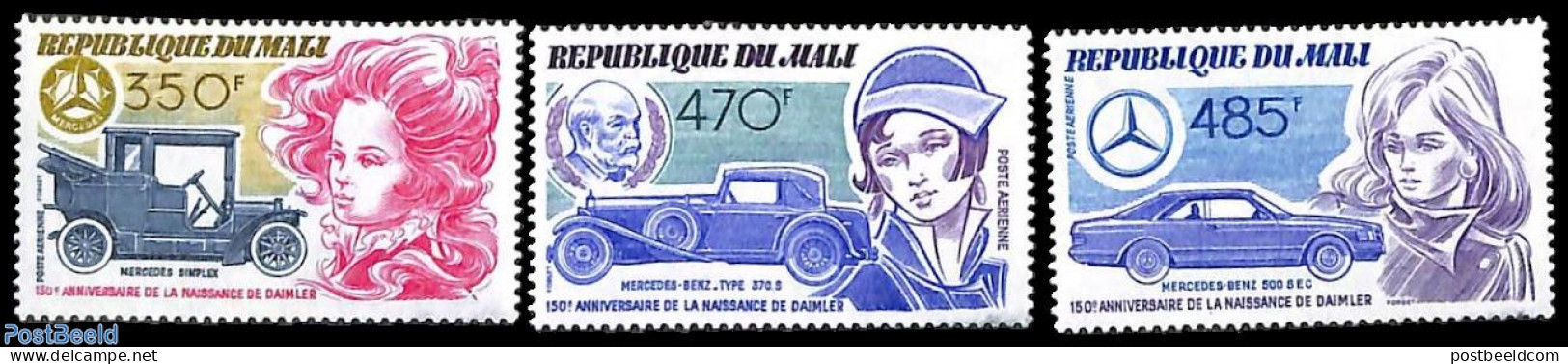 Mali 1984 G. Daimler 3v, Mint NH, Transport - Automobiles - Auto's