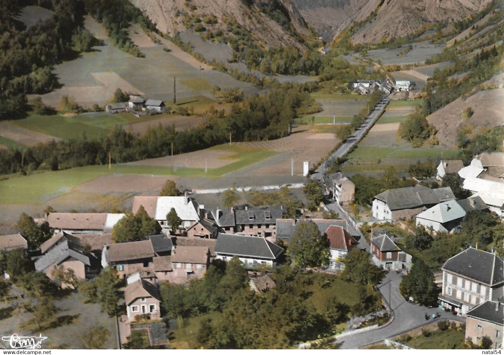 38 - Le Perier : Vue Aérienne - Hôtel Des Alpinistes - Siaud Propriétaire - CPM écrite - Andere & Zonder Classificatie