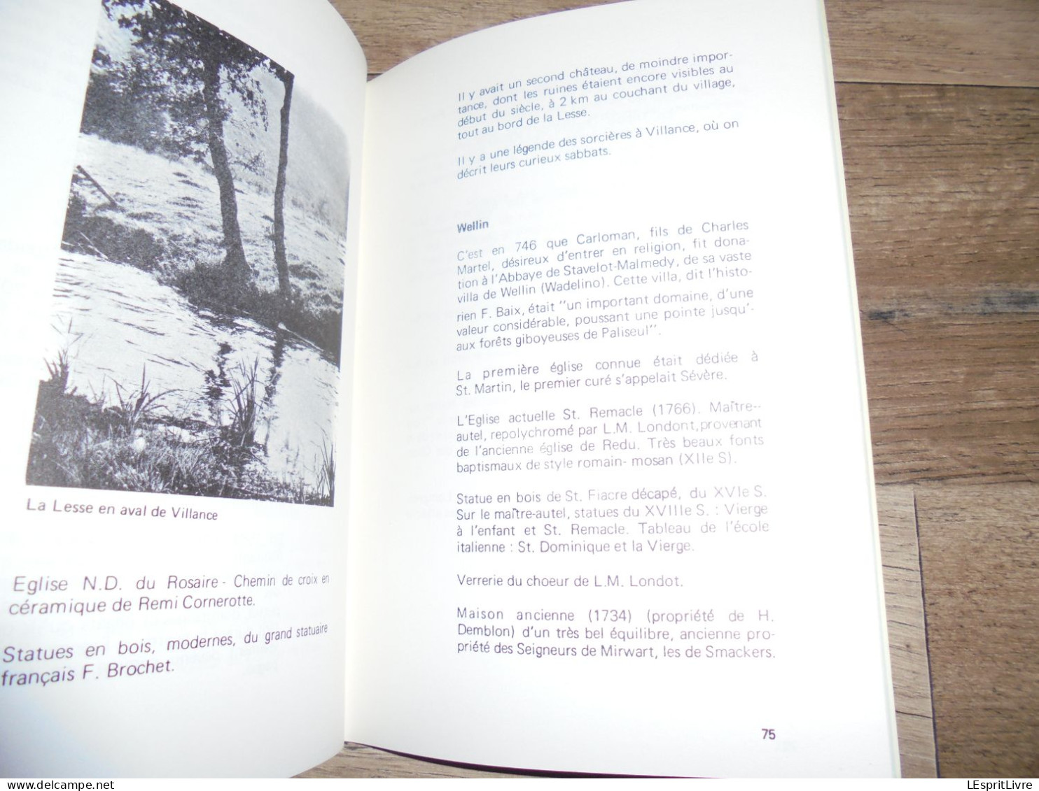 GUIDE DE LA HAUTE LESSE 1976 Régionalisme Ardenne Anlou Froidlieu Revogne Transinne Neupont Ochamps Opont Halma Gembes